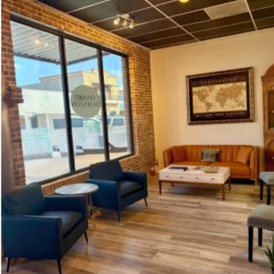 Interior waiting room at Stuard Thornton Law Firm located on Highway 49 in Magee, Mississippi