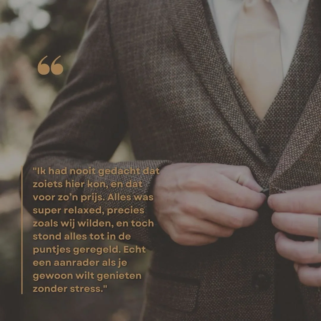 Jullie bruiloft, gepland in vijf door ons geplande avonden. Dat laat dit soort indrukken achter 🥂🤩🥹