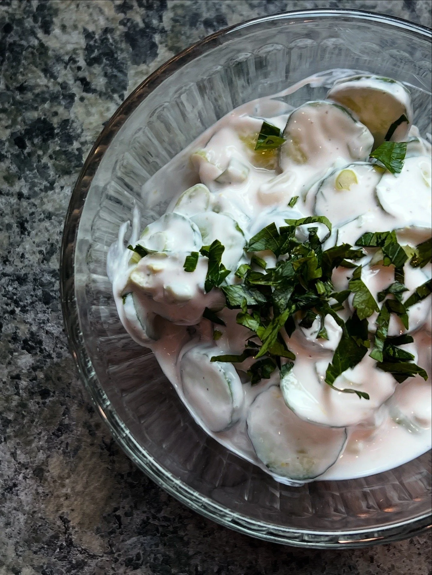 Personal Chef: Creamy Cucumber Salad