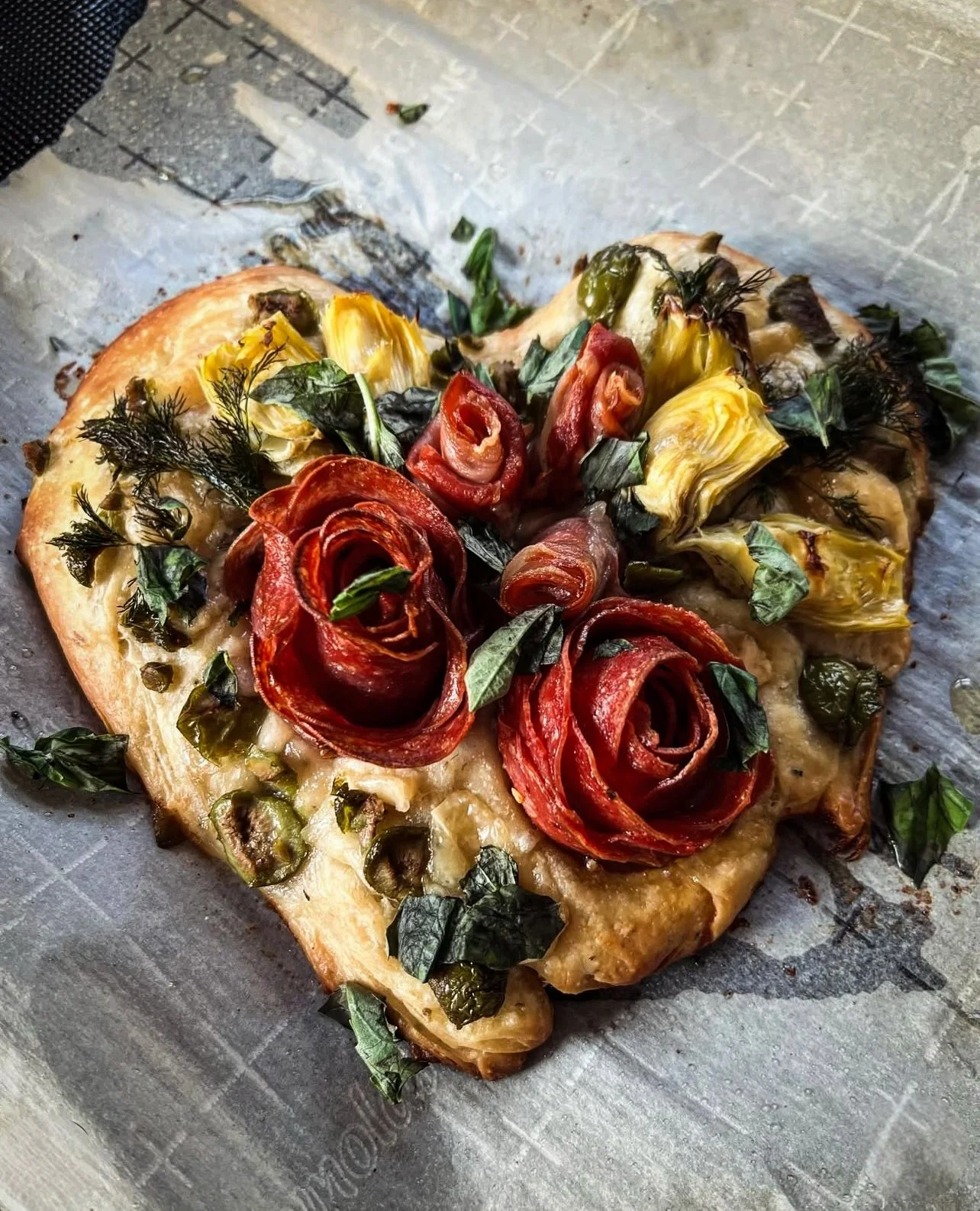 Charcuterie: Valentine Galette