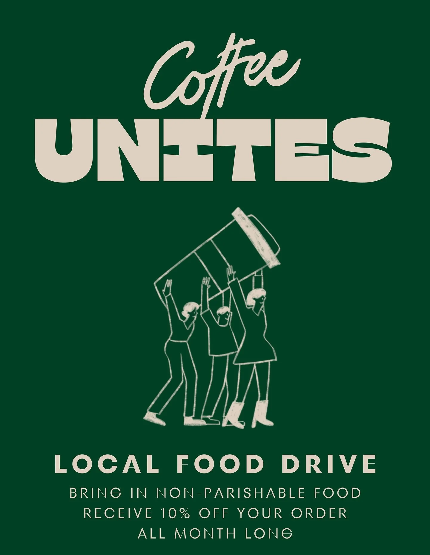 When loving GOOD coffee 🤝 being a GOOD person. At The Mallard they&rsquo;re not mutually exclusive, and that&rsquo;s what makes this coffee community so awesome. 

Bring in a perishable each time you visit this month and get 10% off. It&rsquo;s that