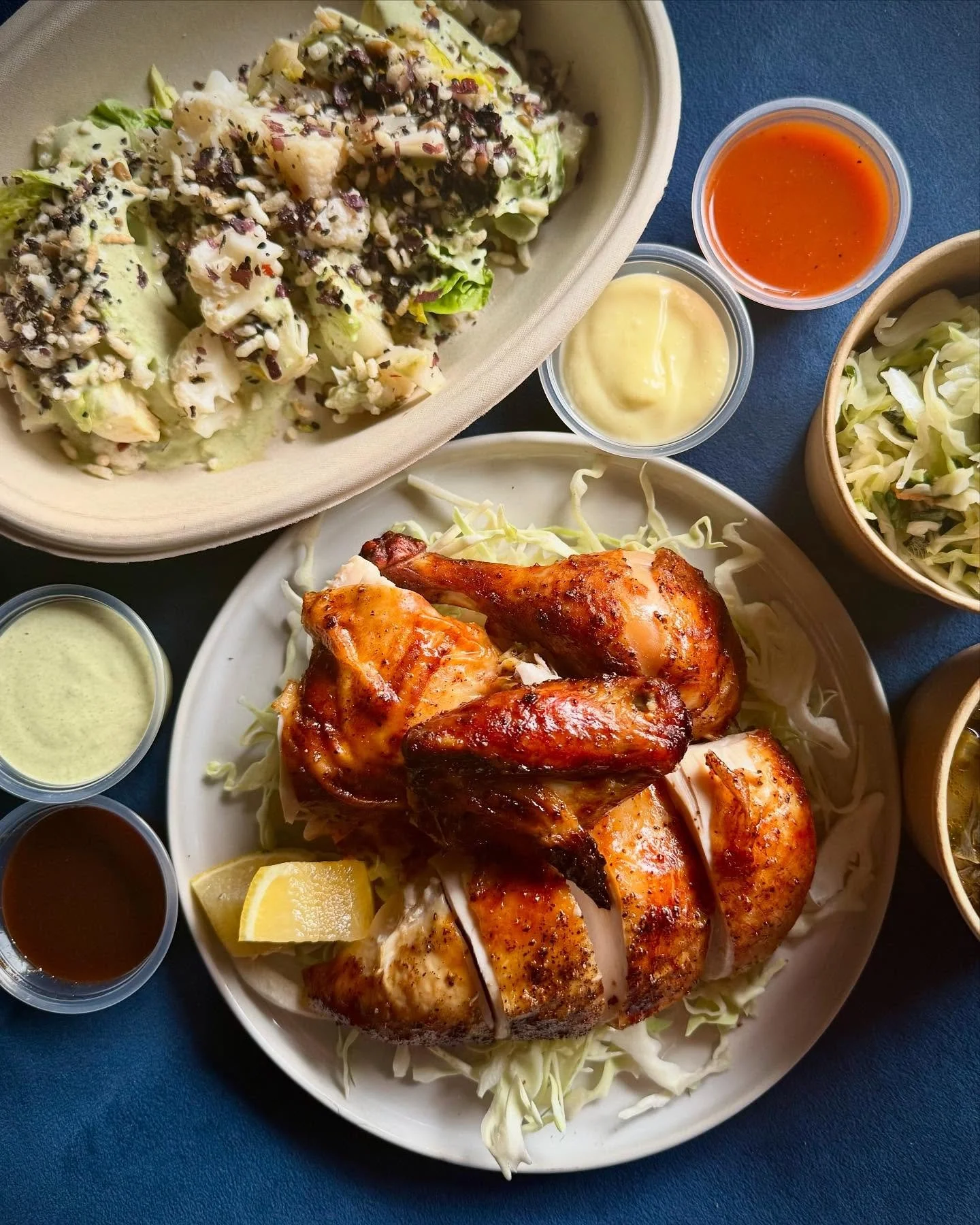 Rejoice! Here Today is officially open for takeout, Tuesday - Saturday, 12 - 8. For Pick Up, call 504-655-1338 or follow the Toast Link in Bio 🐓Delivery and Dine In coming soon so stay tuned!