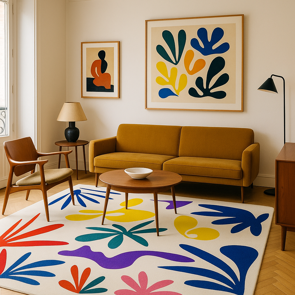 Design : Héraclès TC253001-1
Size : 170 x 240 TC24115-3
Laine et Tencel
8 couleurs au choix
Réalisé en : 240 x 240 cm
Dimensions et forme adaptables