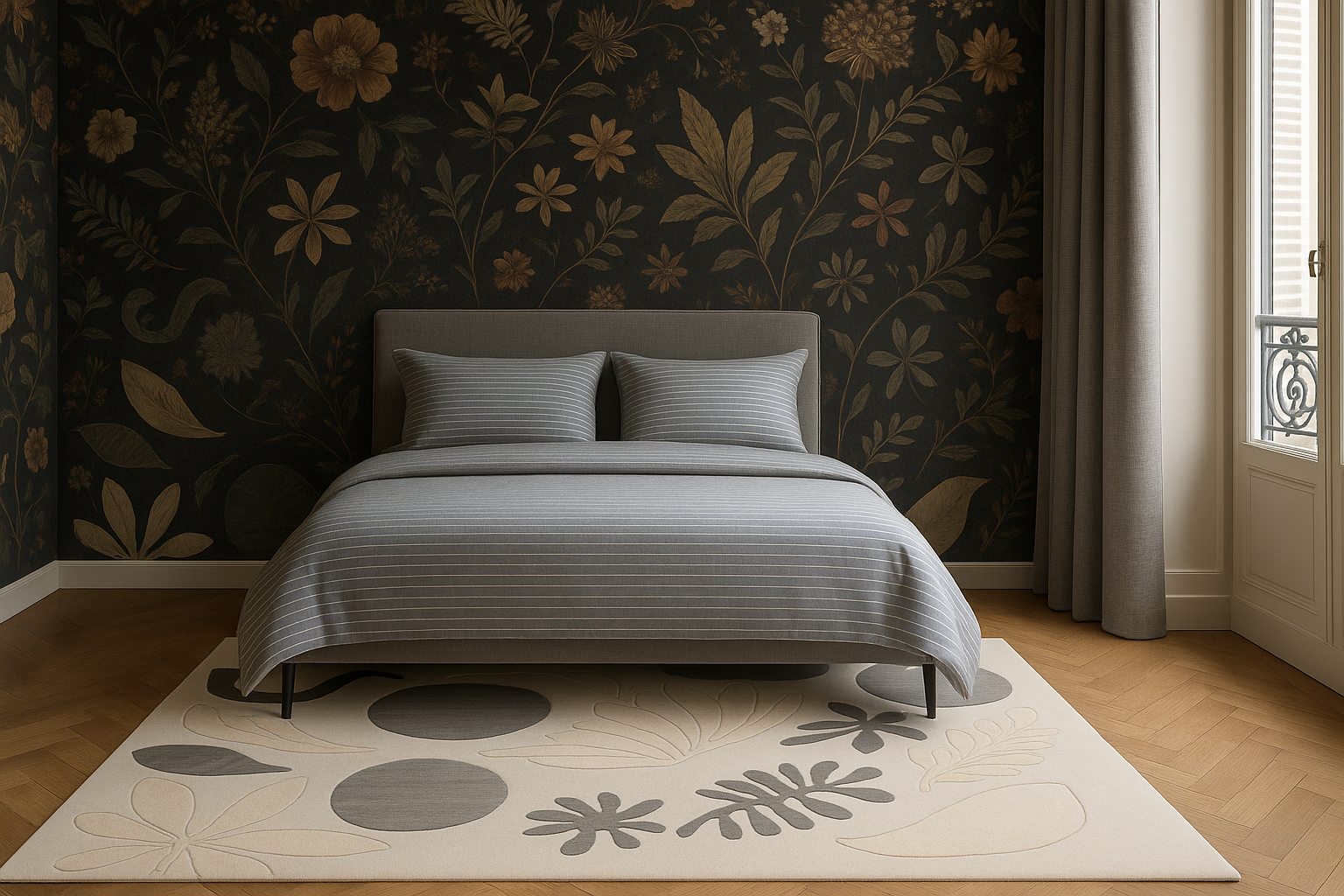 Design : Dune TC250425-1
50% Laine 50% Tencel
En relief et carving
5 couleurs
Réalisé en : 180 x 260 cm
Dimensions et forme adaptables