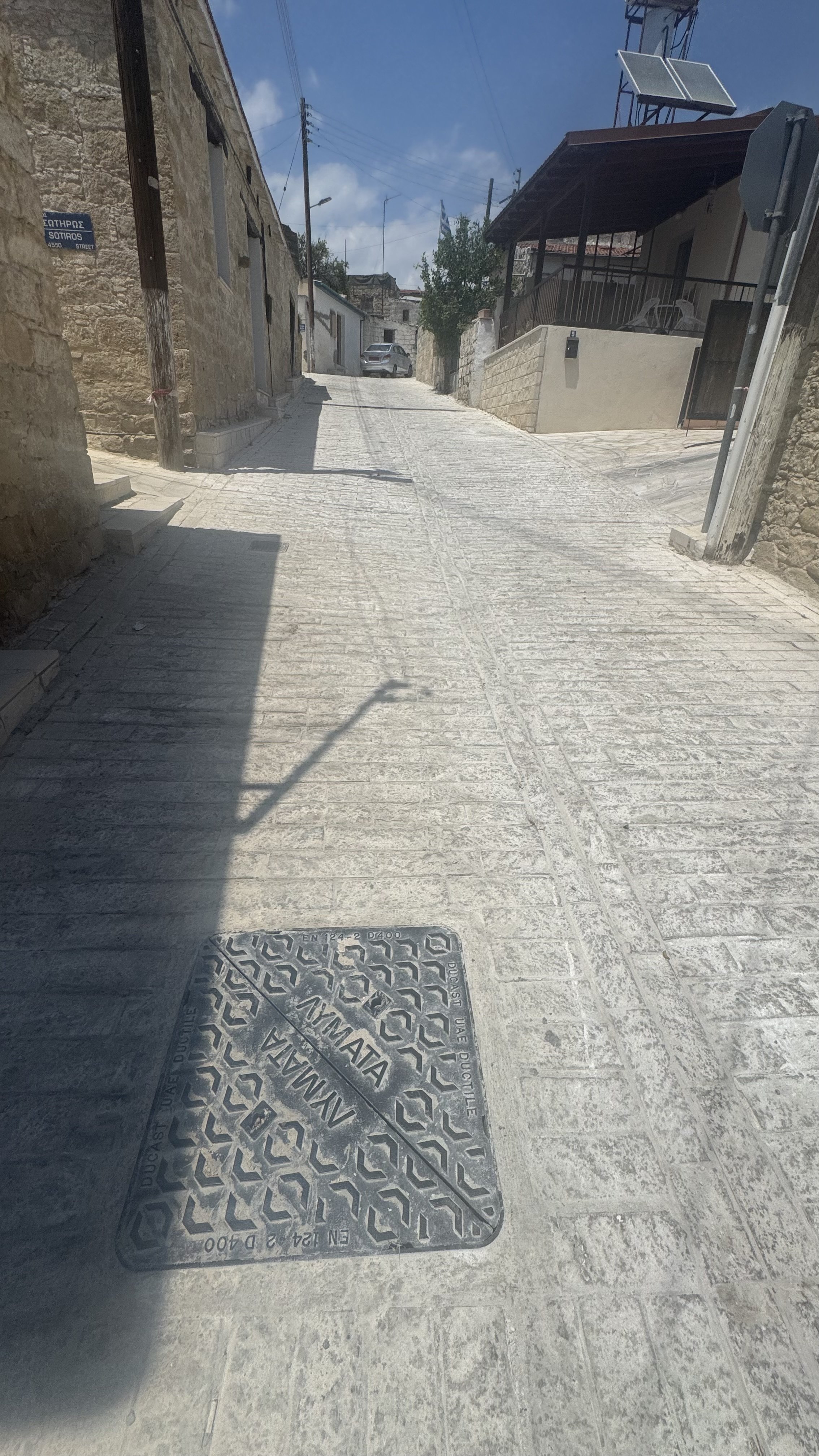 Πυρήνας Σπιταλιού και αποχετευτικό σύστημα