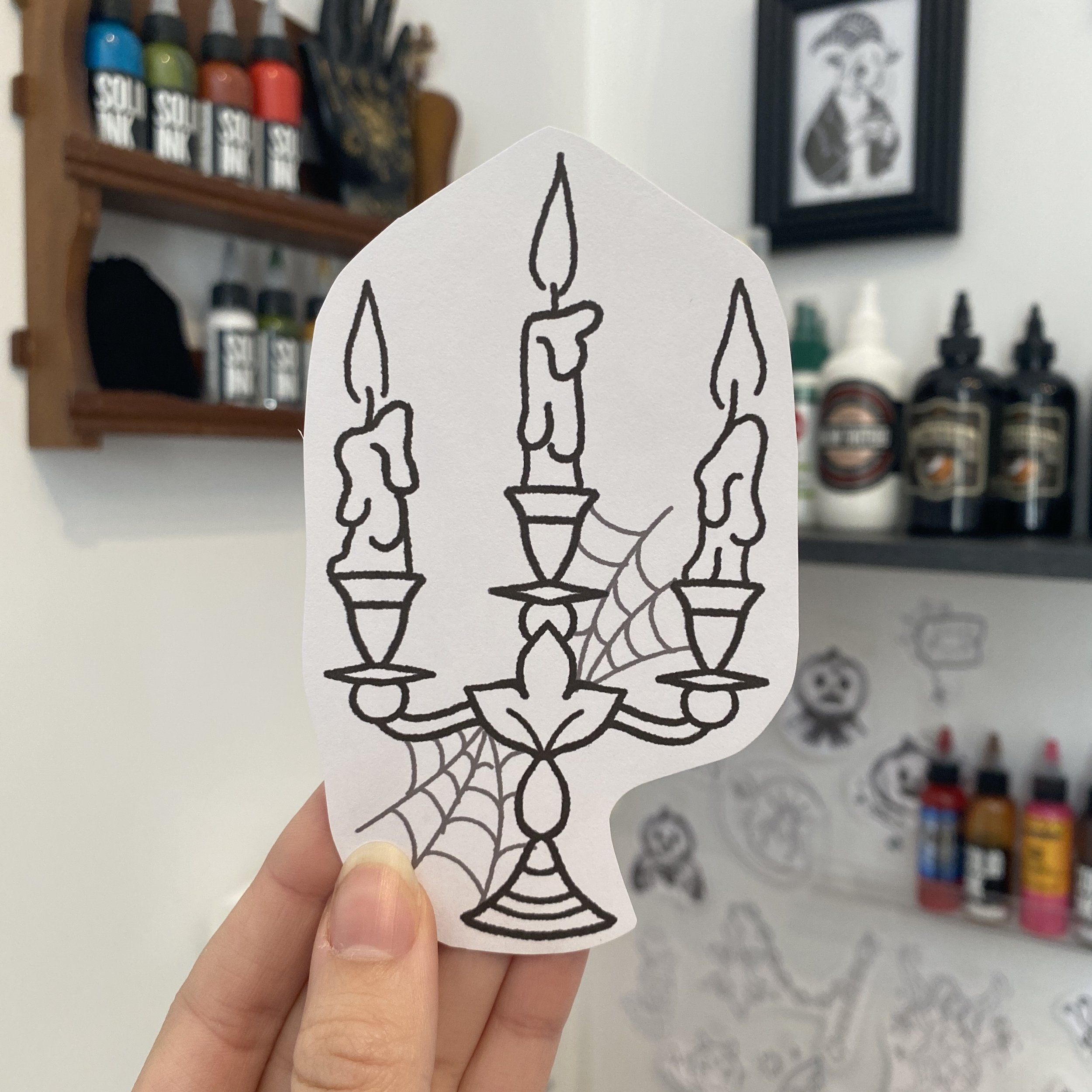 Chandelier lugubre