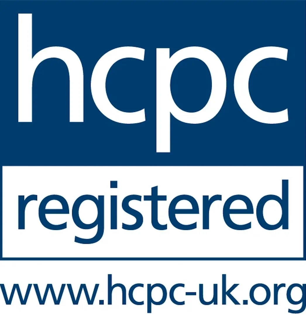 HPC registered logo with website URL www.hcpc-uk.org