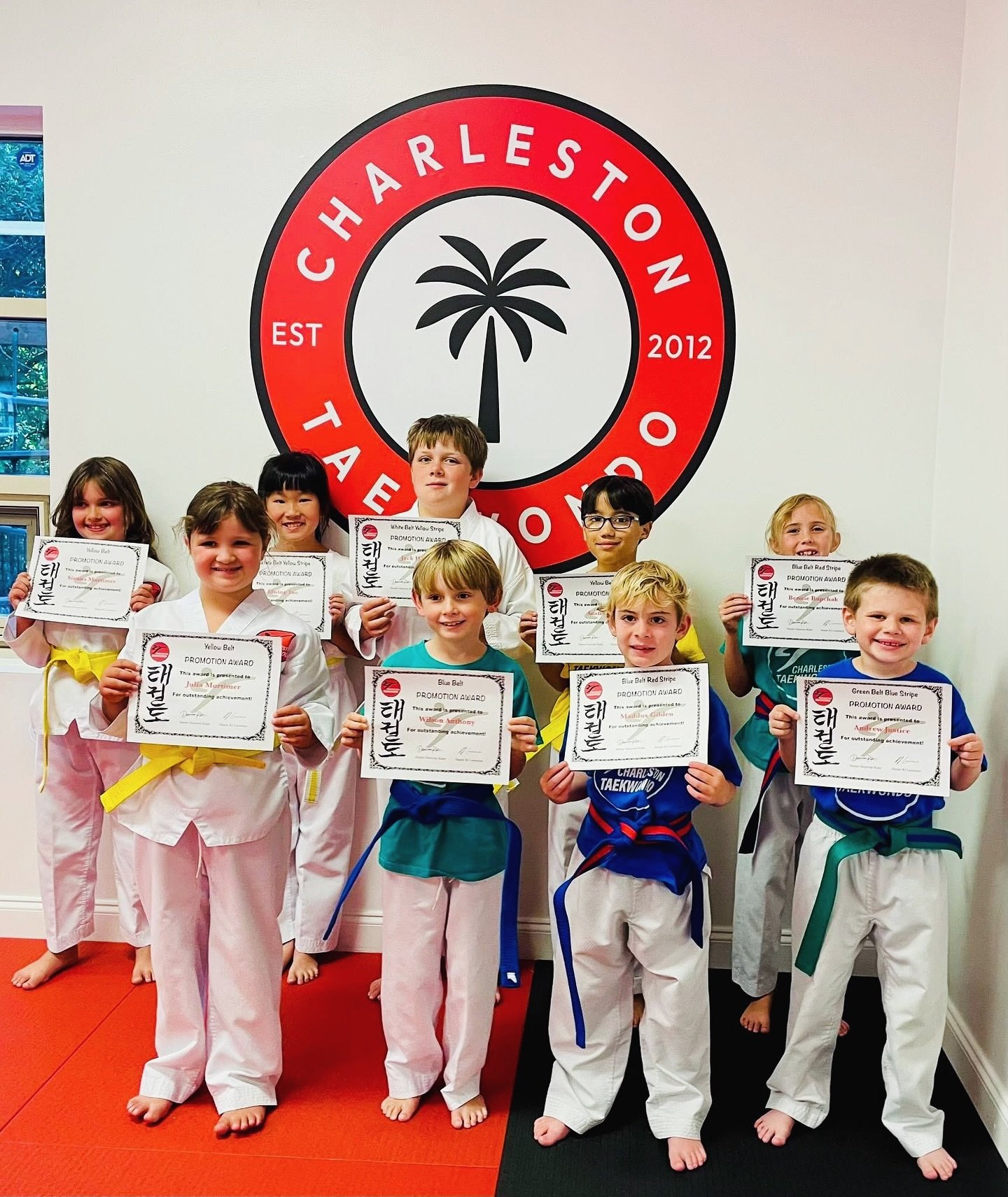 Congrats to these Ninjas for earning new belts at Charleston TKD in North Mt Pleasant! We are SO proud of you 🫡🥋