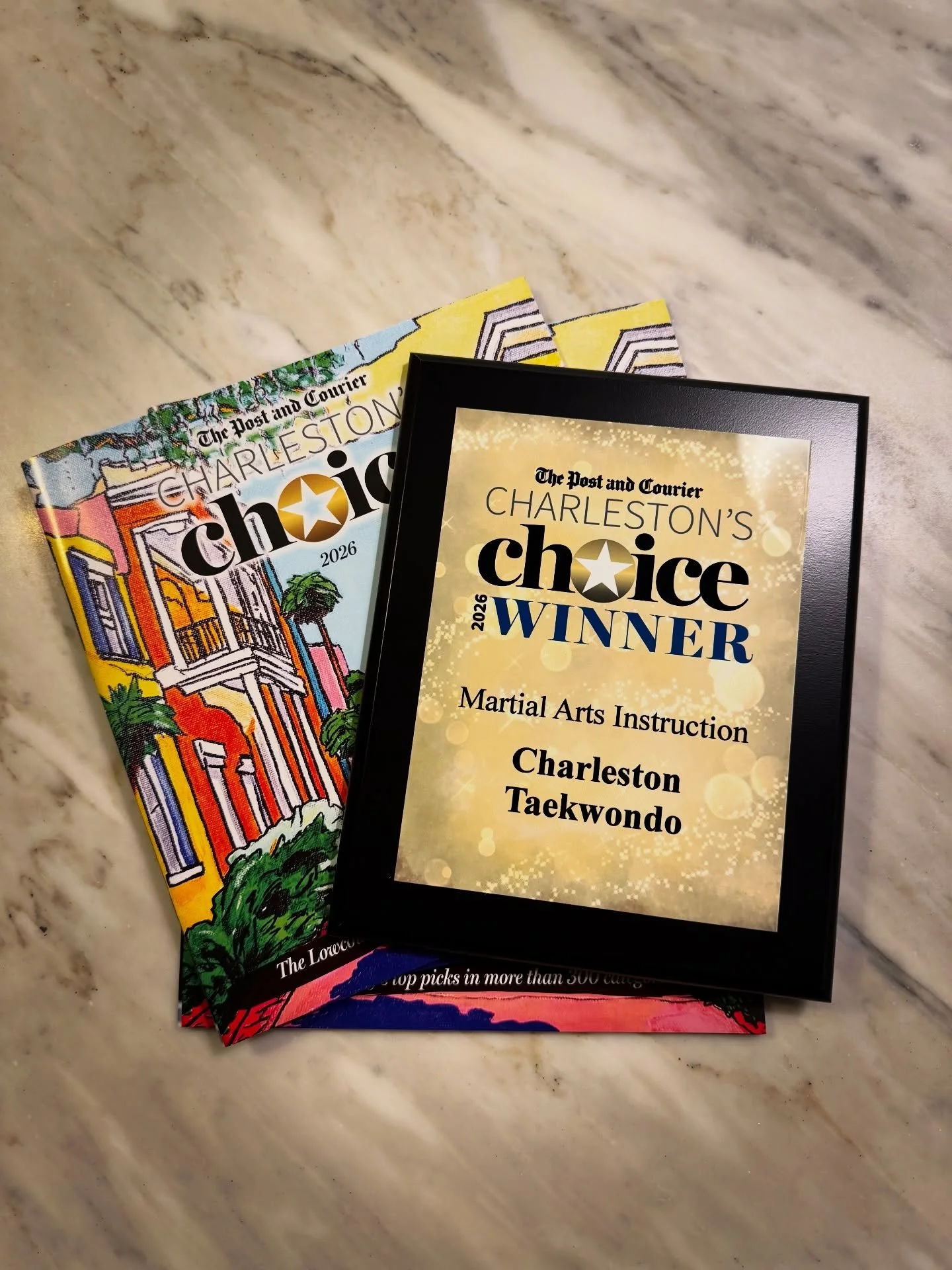 🏆Proud to announce we won Best Martial Arts program for the 5th year in a row for Charleston&rsquo;s Choice Awards with @postandcourier! Thank you to our students, families &amp; community! We are excited to continue building the best program in Cha