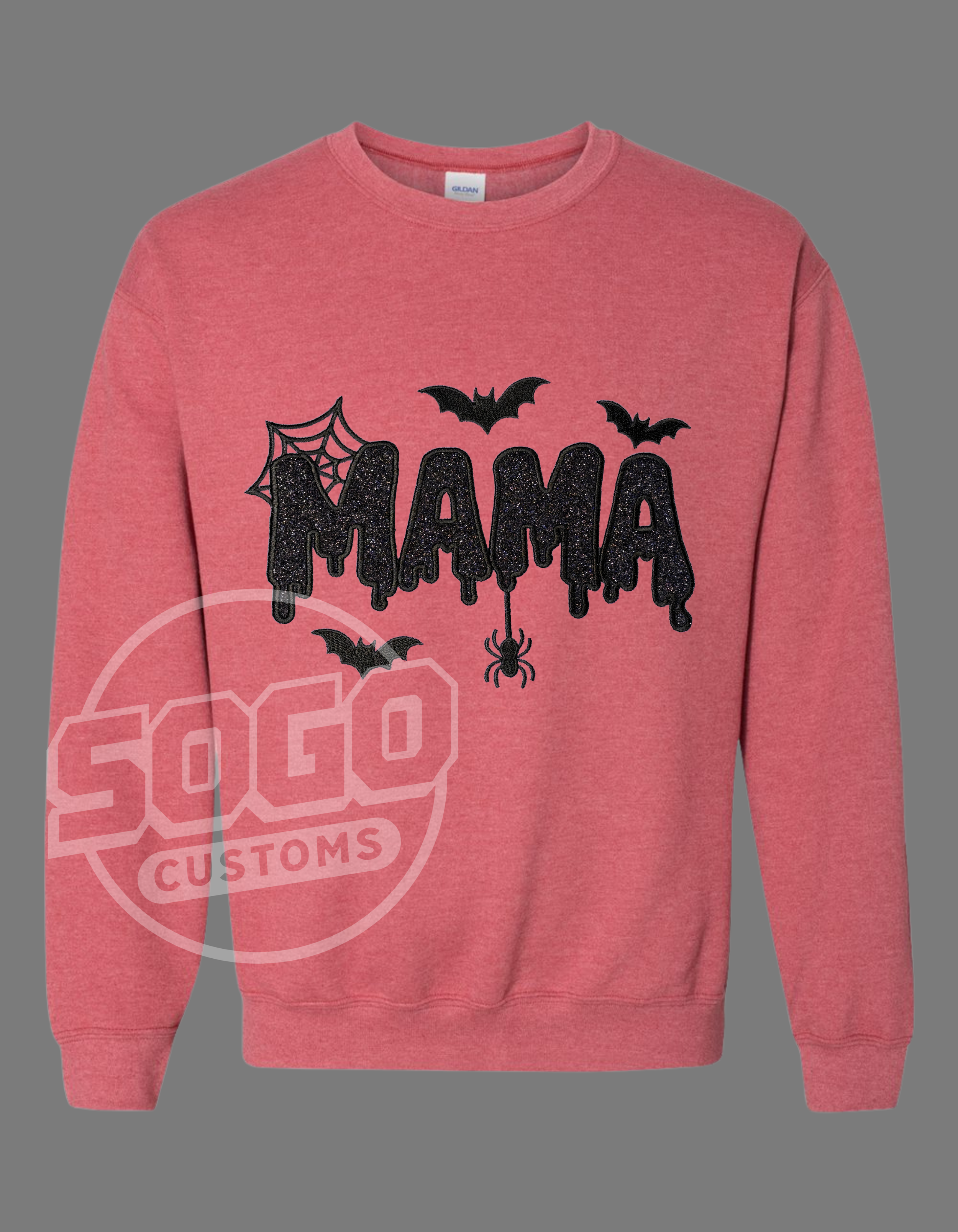 Spooky Mama Sweatshirt Embroidered