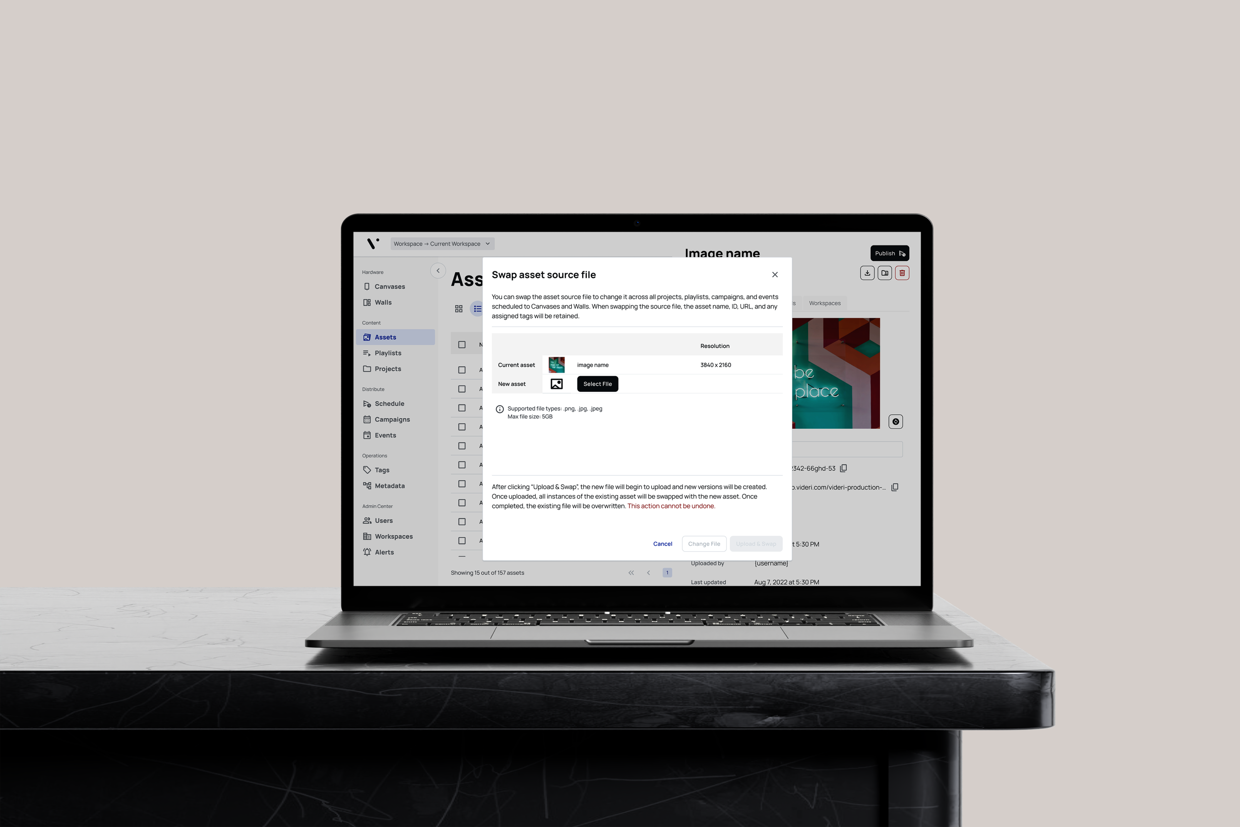 Replacing the Content, Not the Work