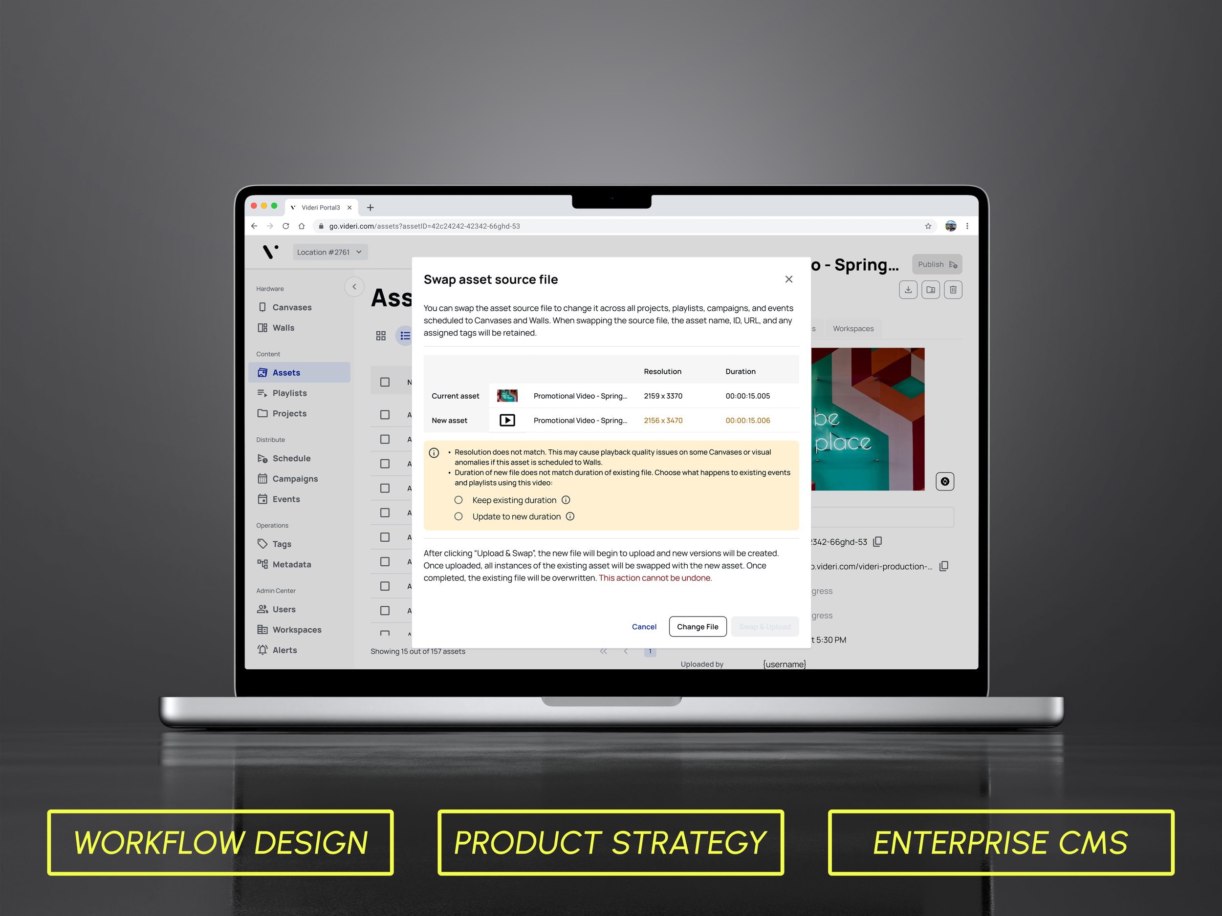 Replacing the Content, Not the Work