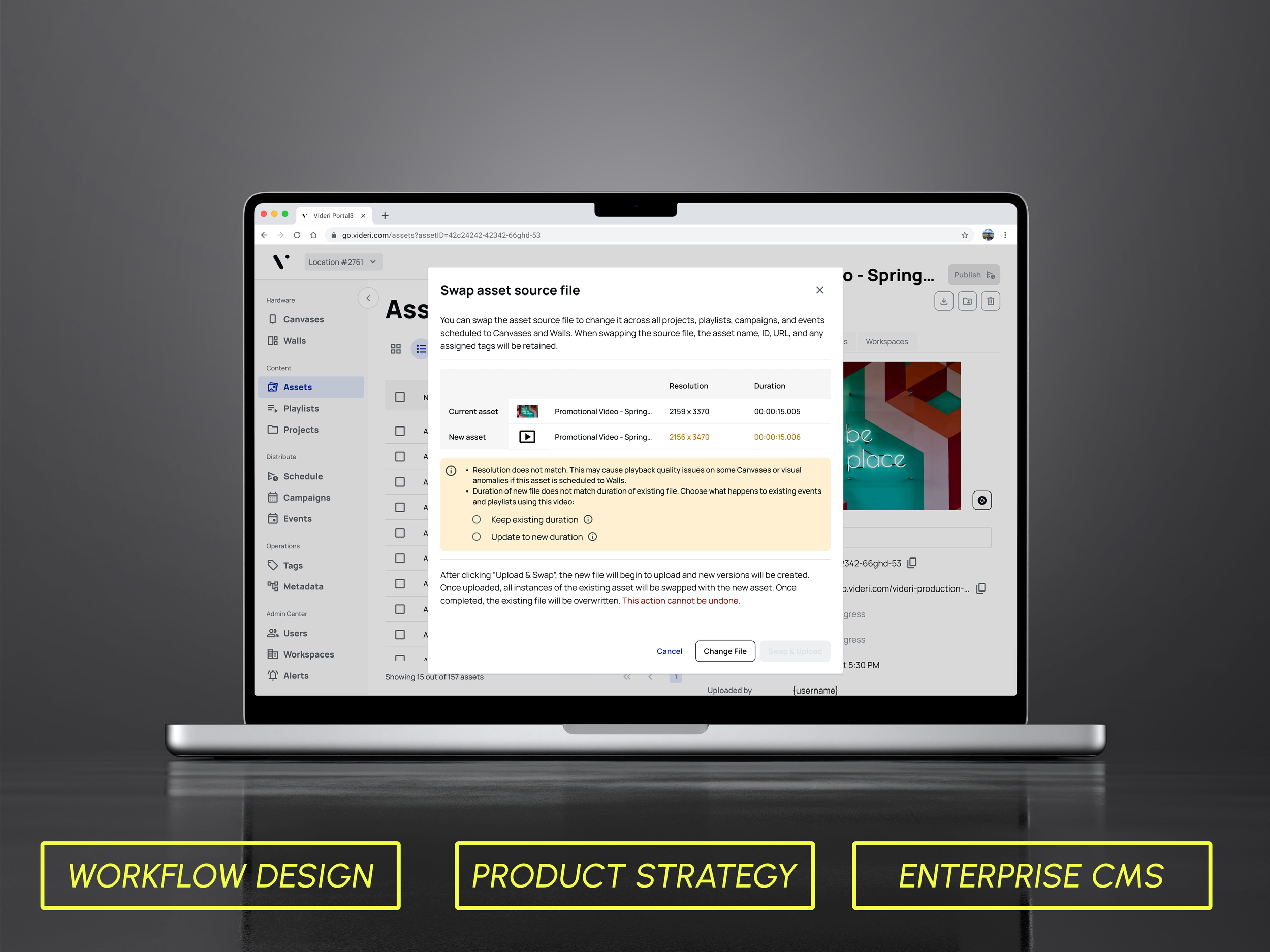 Replacing the Content, Not the Work