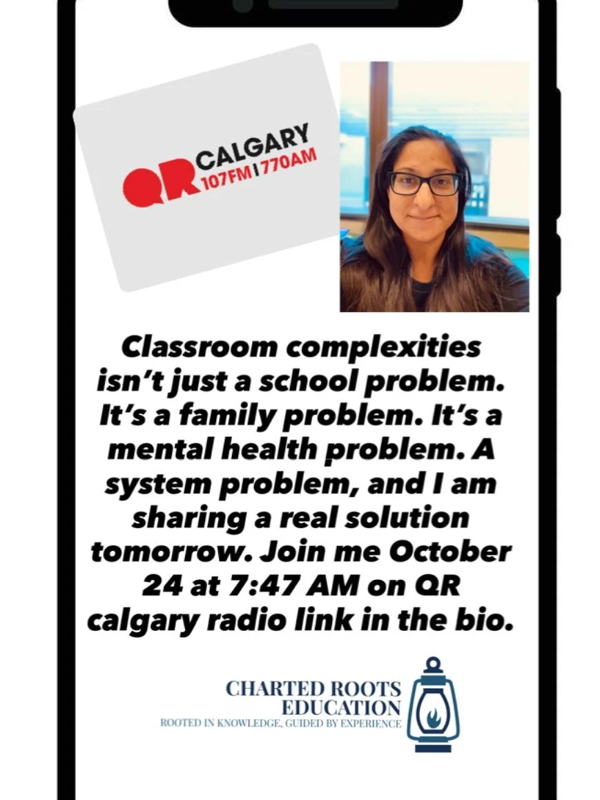 #education #alberta #classroomcomplexity #teachers #earlyintervention #youth #mentalhealth #solutionfocused #chartedrootseducation