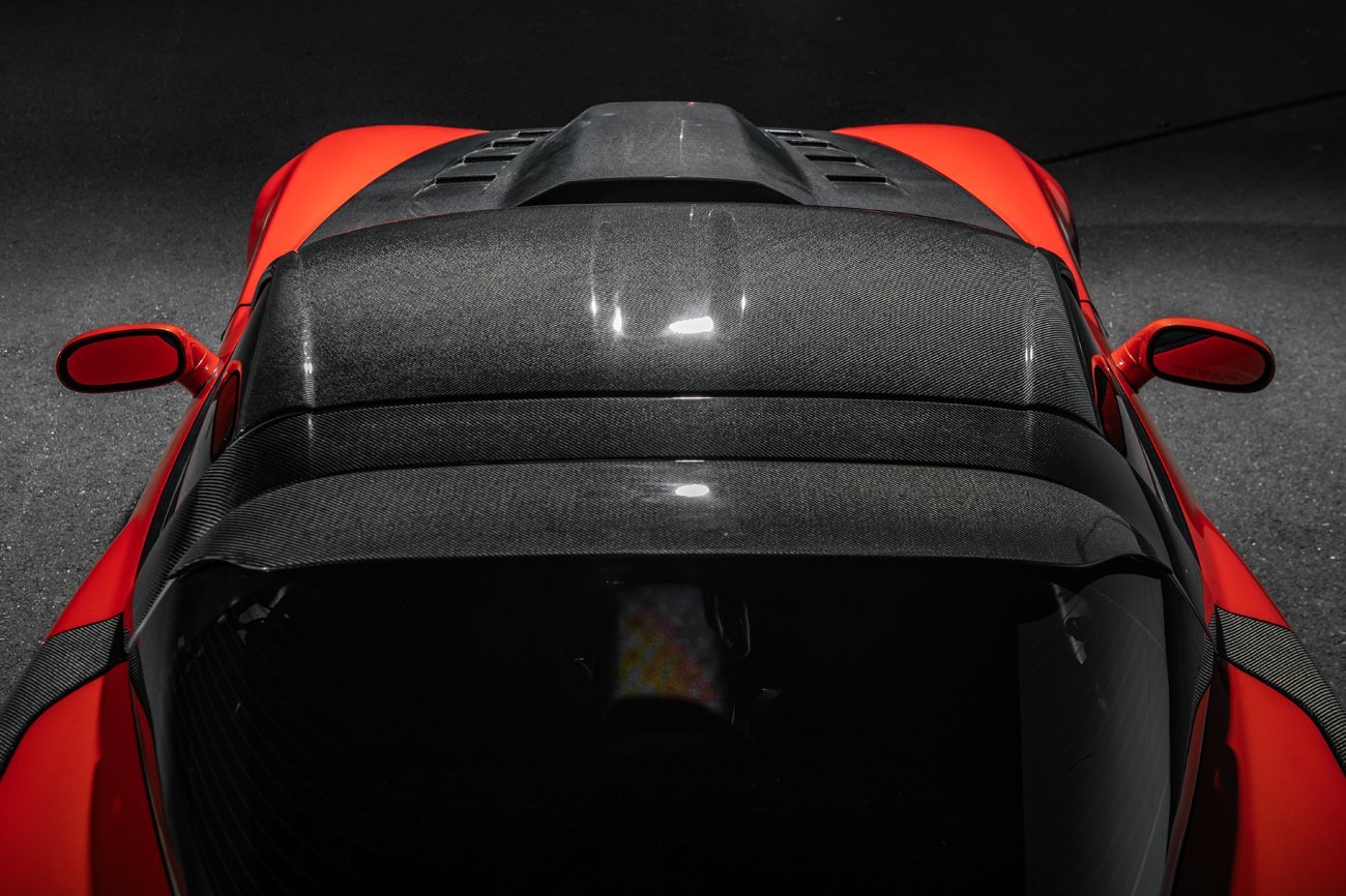 Corvette C6 Models | EOS Performance Package Carbon Fiber Rear Roof Spoiler