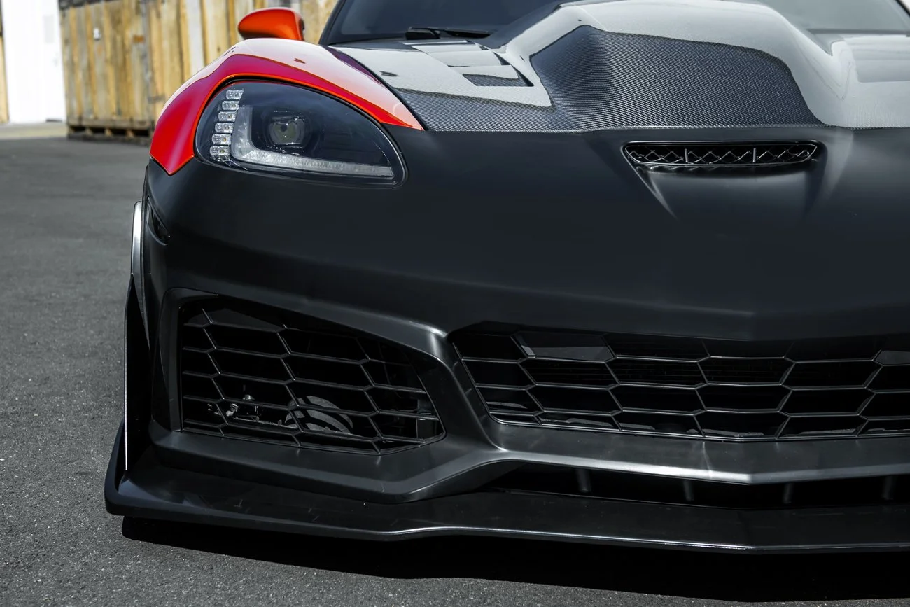 C7ZR1 Style Front Fascia Kit for C6 Widebody (2005-2013)