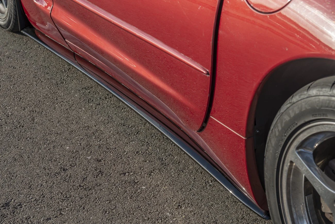 Corvette C5 ZR1 Side Skirts Rocker Panels - Painted Glossy Black