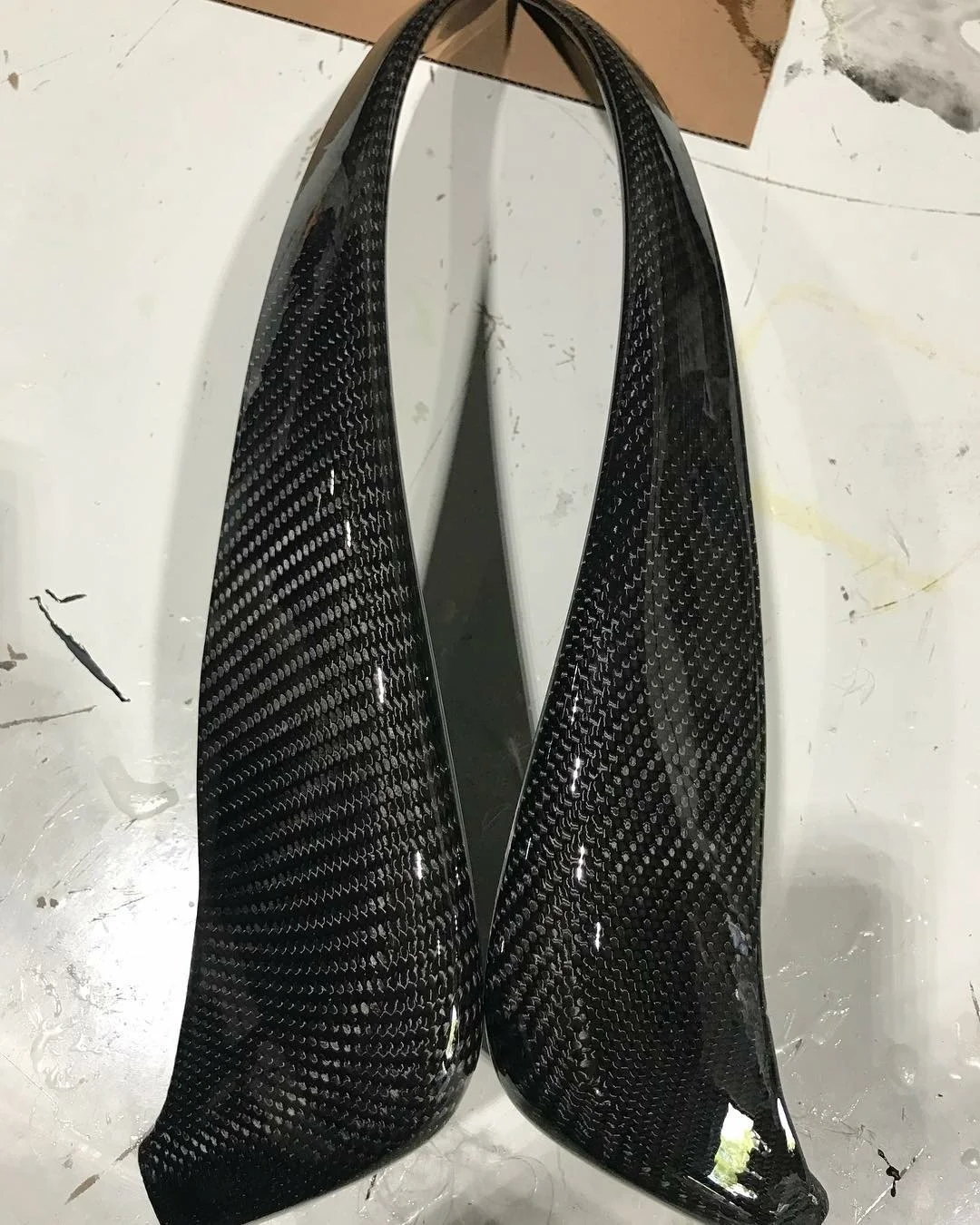 Extreme Rear Mud Guards for C6 ZR8X Widebody Kit