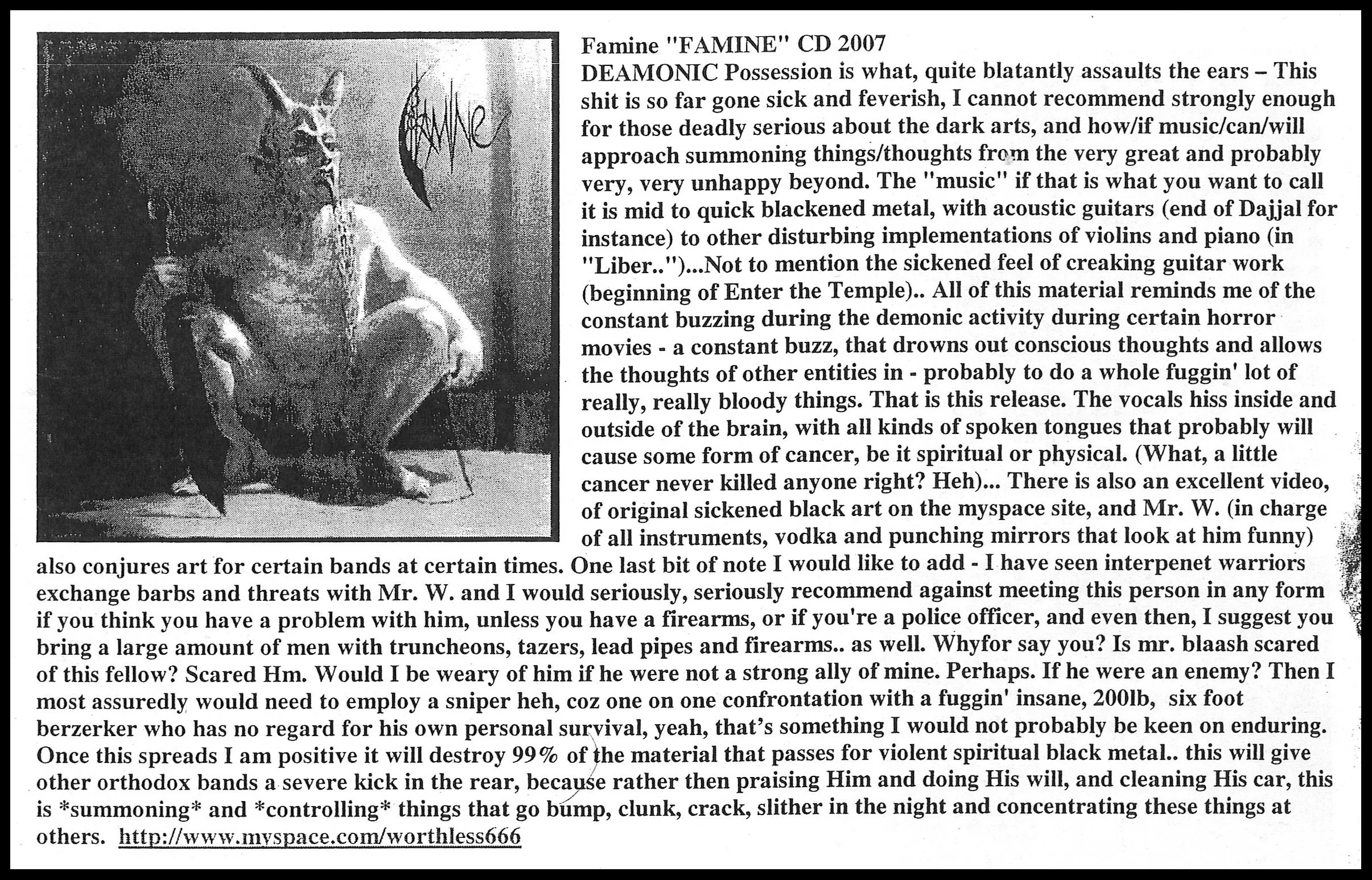 Image of a xeroxed review with text which appears below the image.