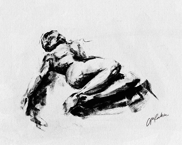 Charcoal Figure, 2016 (original sold)
by Jordan Richter
Vine charcoal on archival paper
12" x 16"

Prints available in shop.