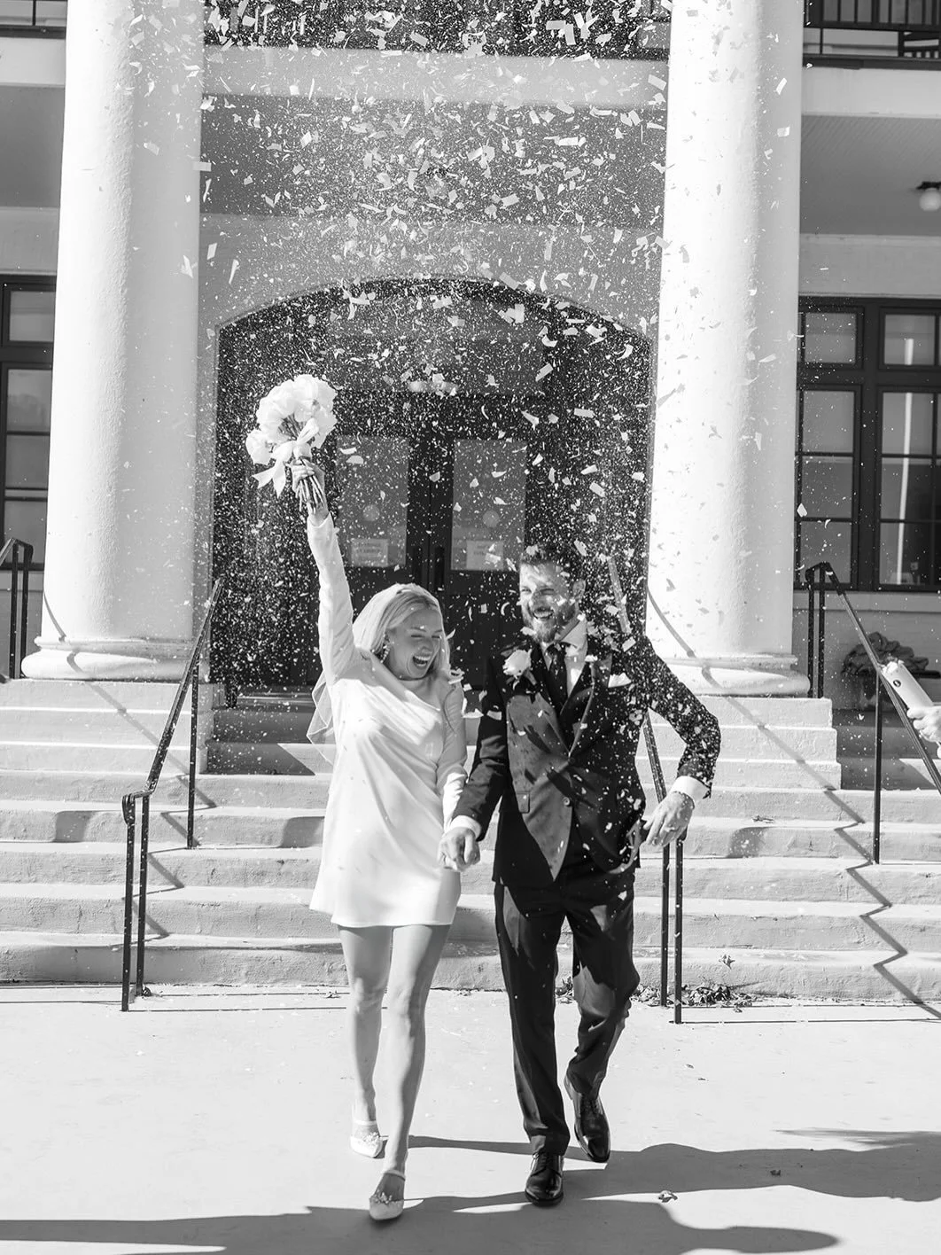 Sweetest little courthouse wedding for Cassie and Crofton 🫶