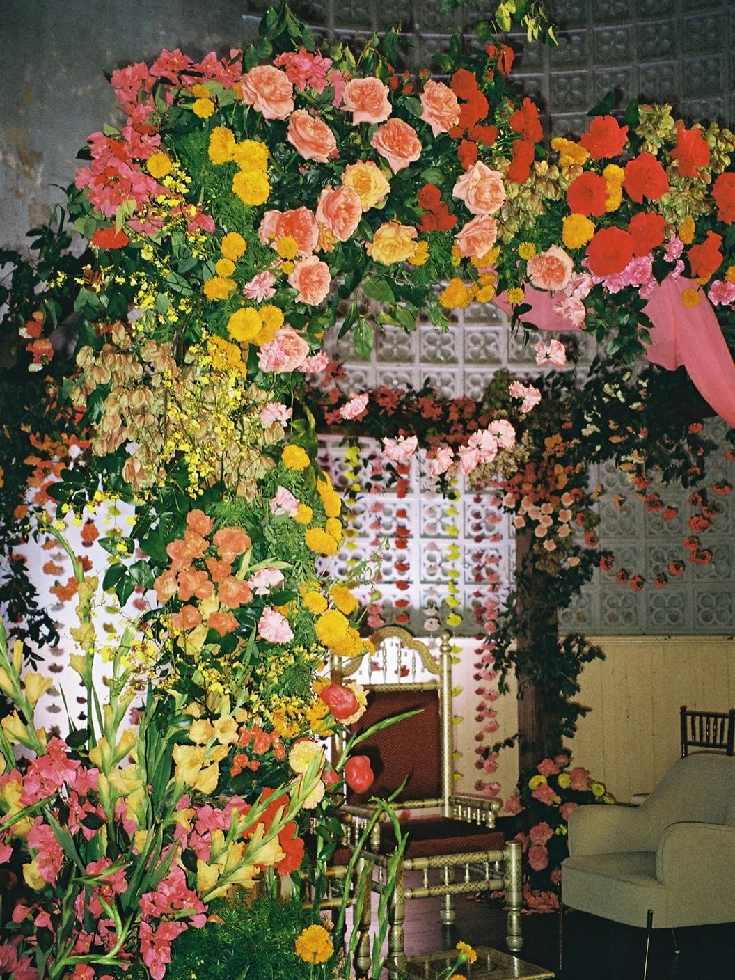 All of these colors make me so giddy!! Such a dream to photograph this beautiful exciting and vibrant ceremony for M + N. I will forever be riding on the high from the excitement and joy of this wedding weekend. 

Planning and Design: @everlyeventpla