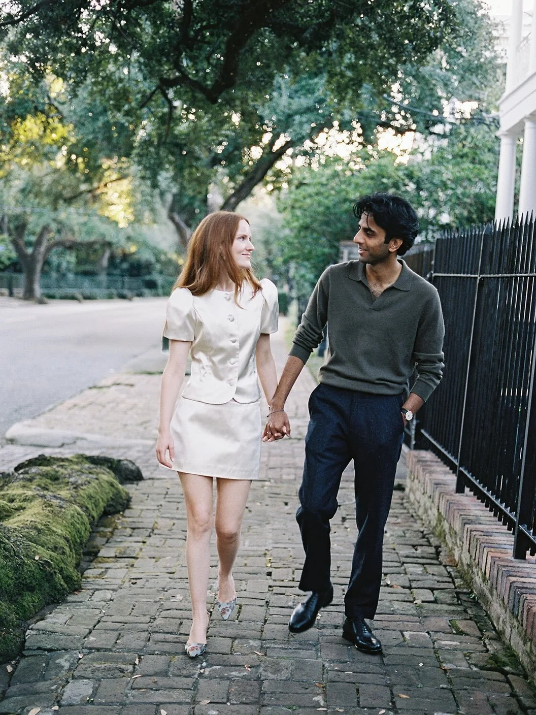 A few quiet moments before the guests arrived for their welcome party.