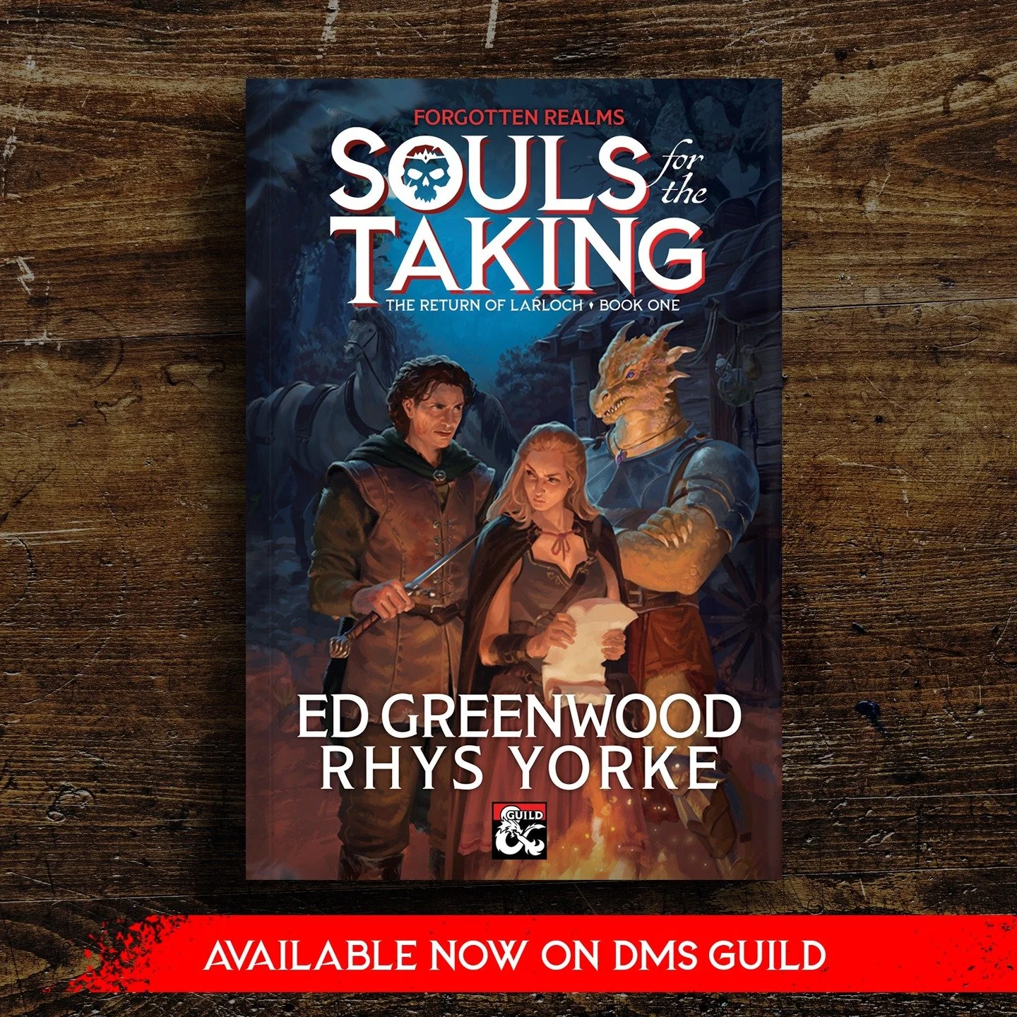 It's launch day! The book kicks off a new series, The Return of Larloch. It follows three strangers forced into a partnership by a situation they simply cannot avoid. They quickly learn that in the Realms, everything has a price&mdash;and when shadow