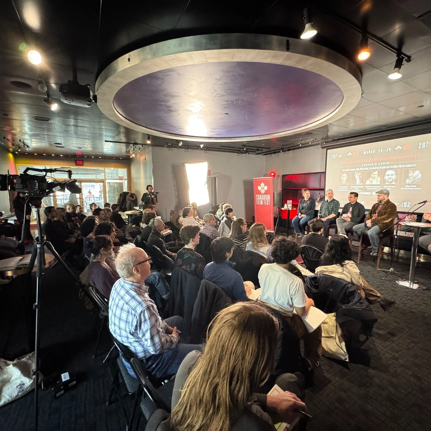 I had a wonderful opportunity today to speak on a panel at the @canfilmfest in Toronto along with some very talented filmmakers. Thank you @shootgoodfilms for the invitation. #canadianfilmfest2026