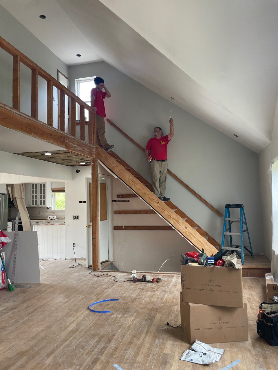 In Progress, Demo old staircase