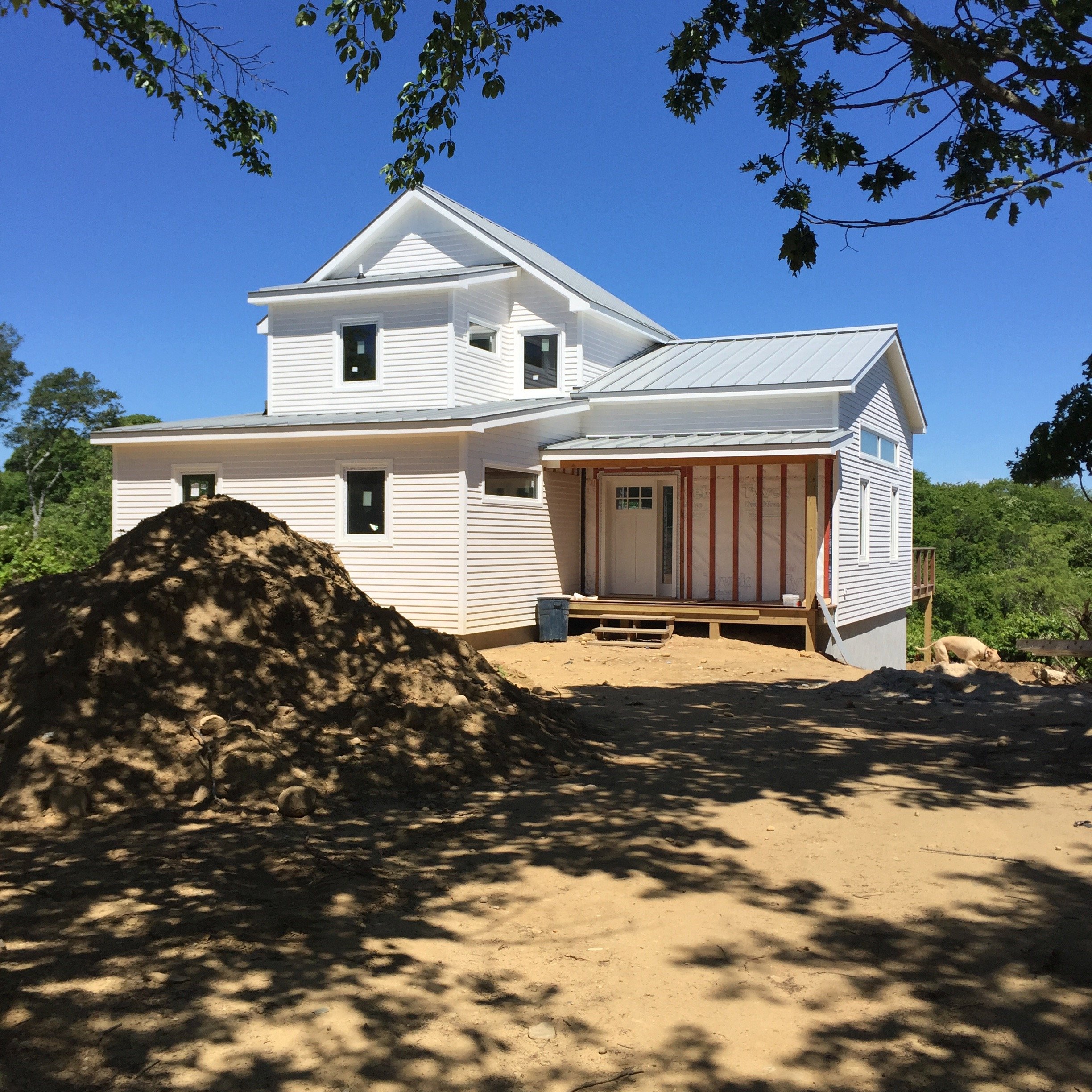 In progress: Siding and Standing seem roof