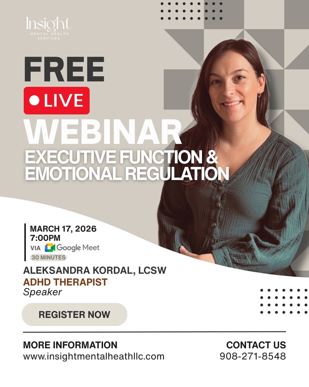 FREE Webinar: Executive Function & Regulation