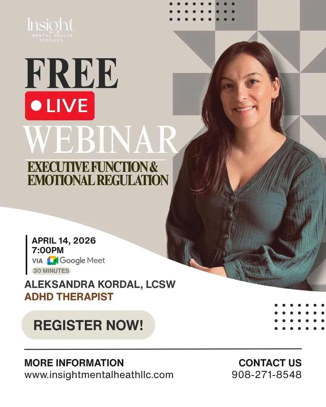 FREE Webinar: Executive Function & Regulation