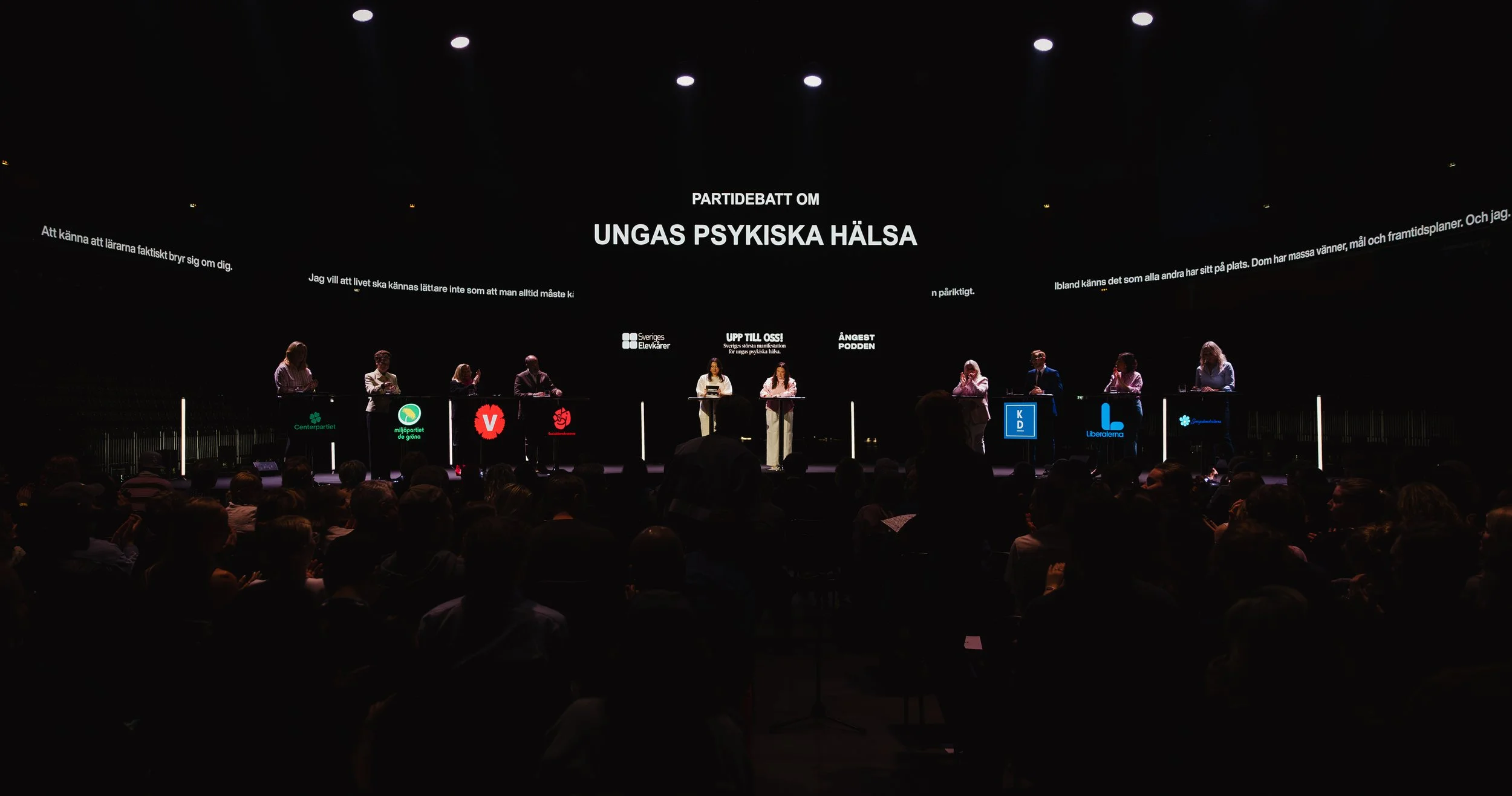 Historisk partidebatt om ungas psykiska hälsa finns nu att se på Youtube