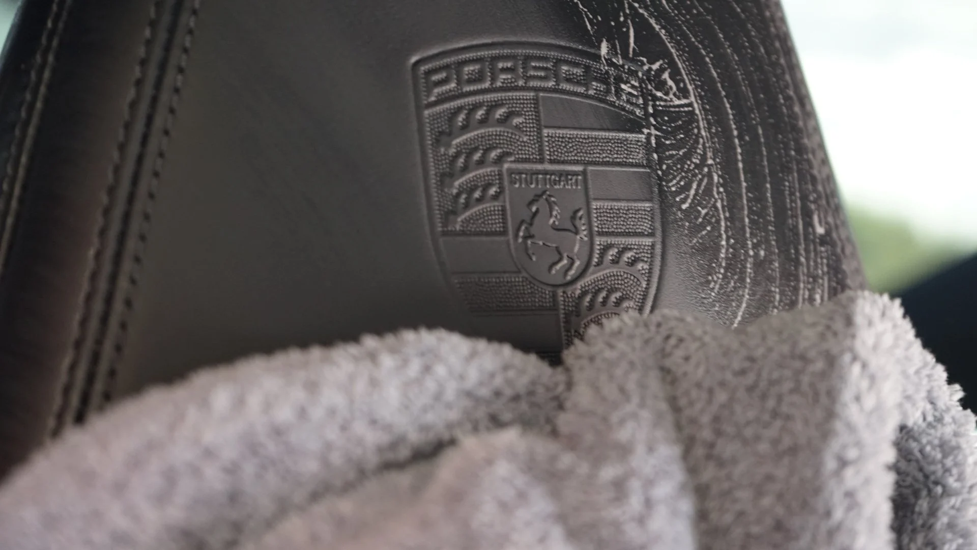 Deep interior car detailing including steam cleaning and leather conditioning in Albuquerque.