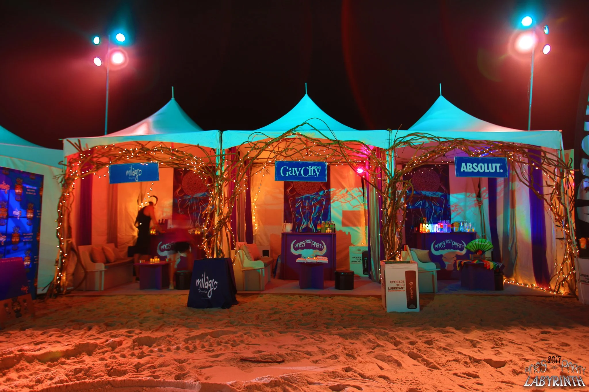 Pines Party Labyrinth 2017