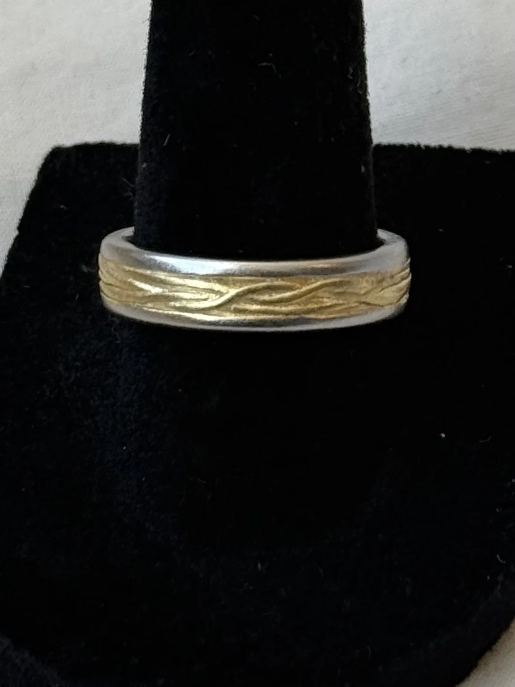 Size 7 - Two-Tone Braided Band Ring