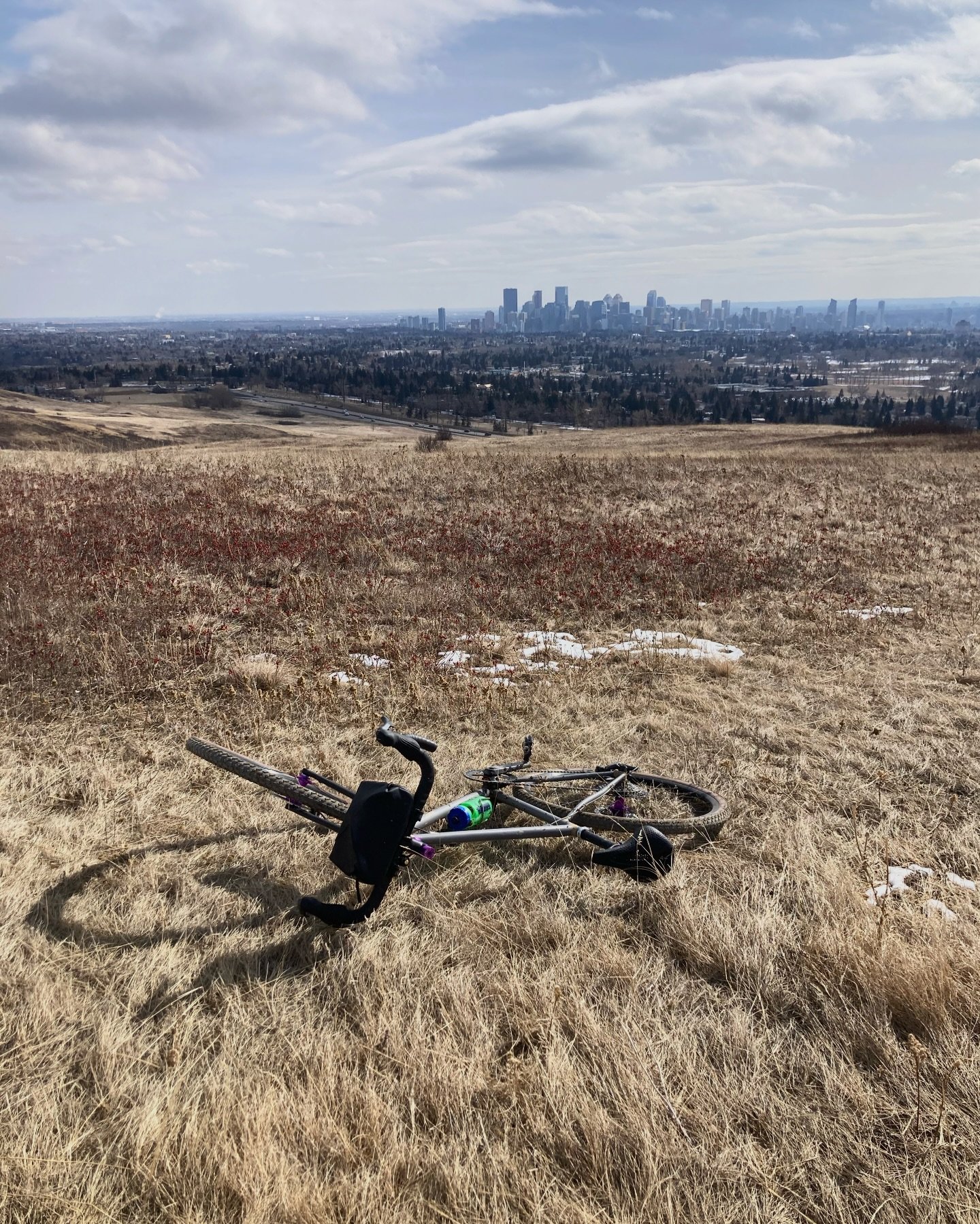 mid week muck ride while I wait for a steel shipment #framebuilding #cowtown #madeincanada🇨🇦