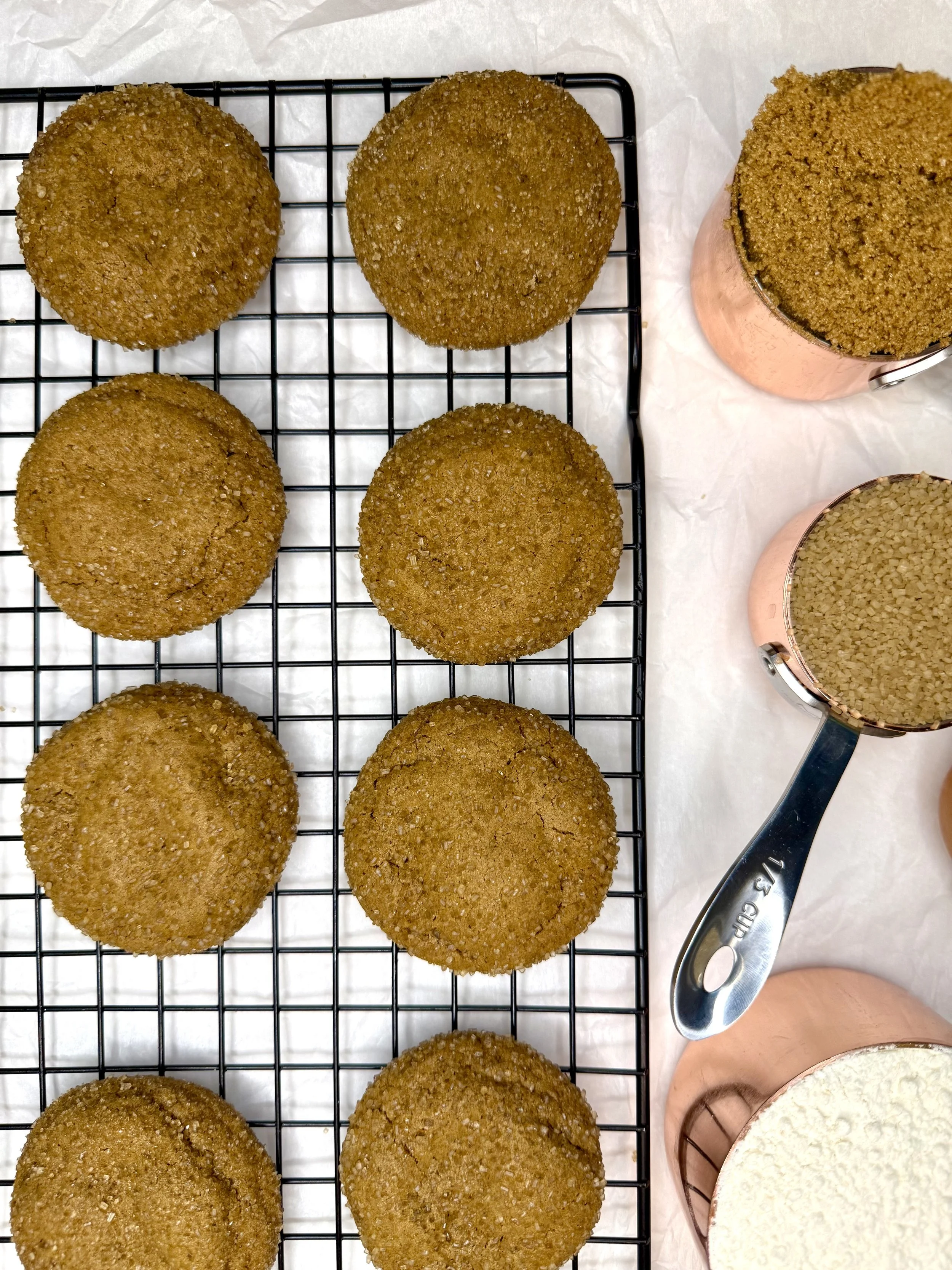 Chewy Gingerbread Cookies