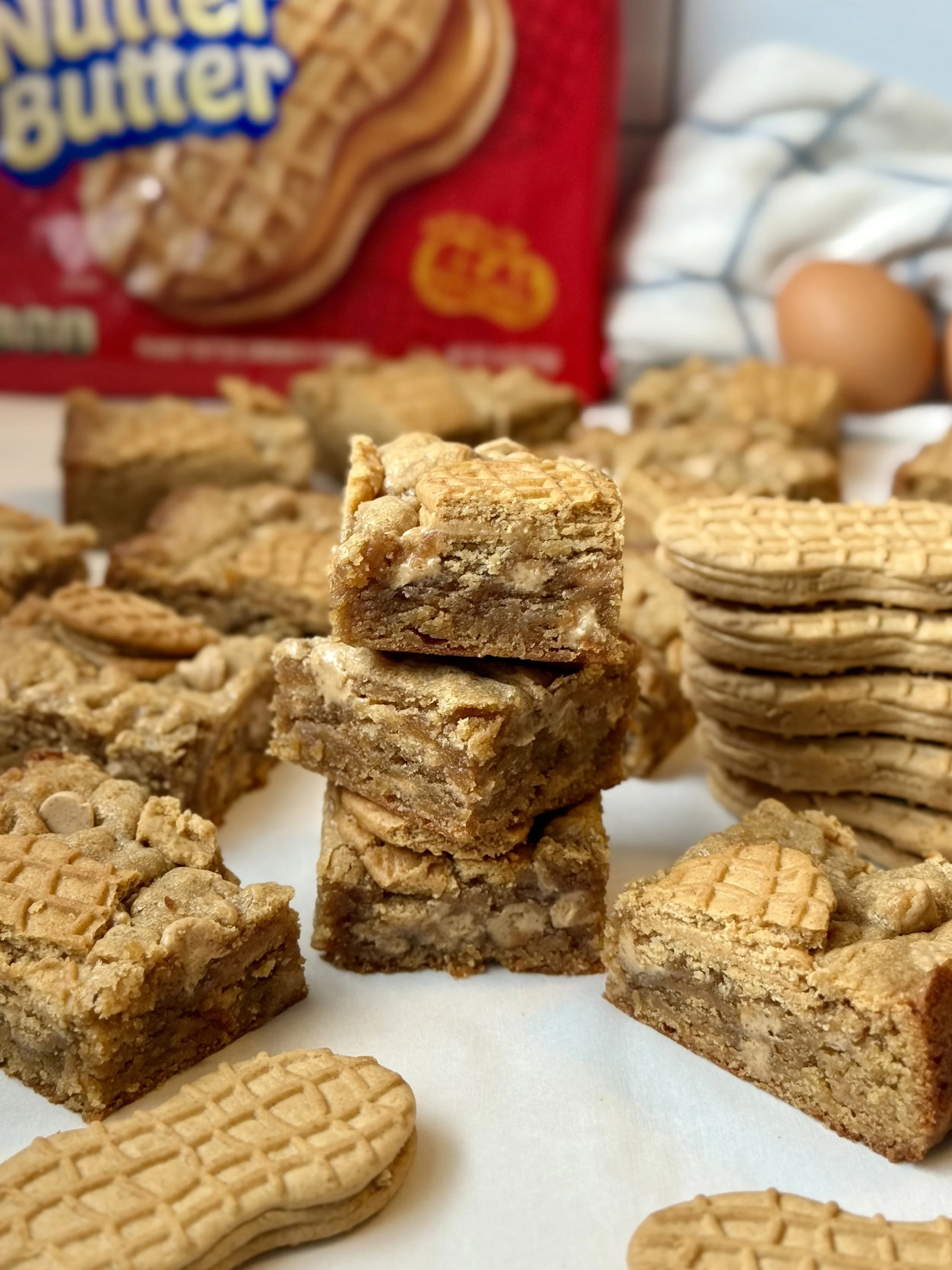 Nutter Butter Cookie Bars