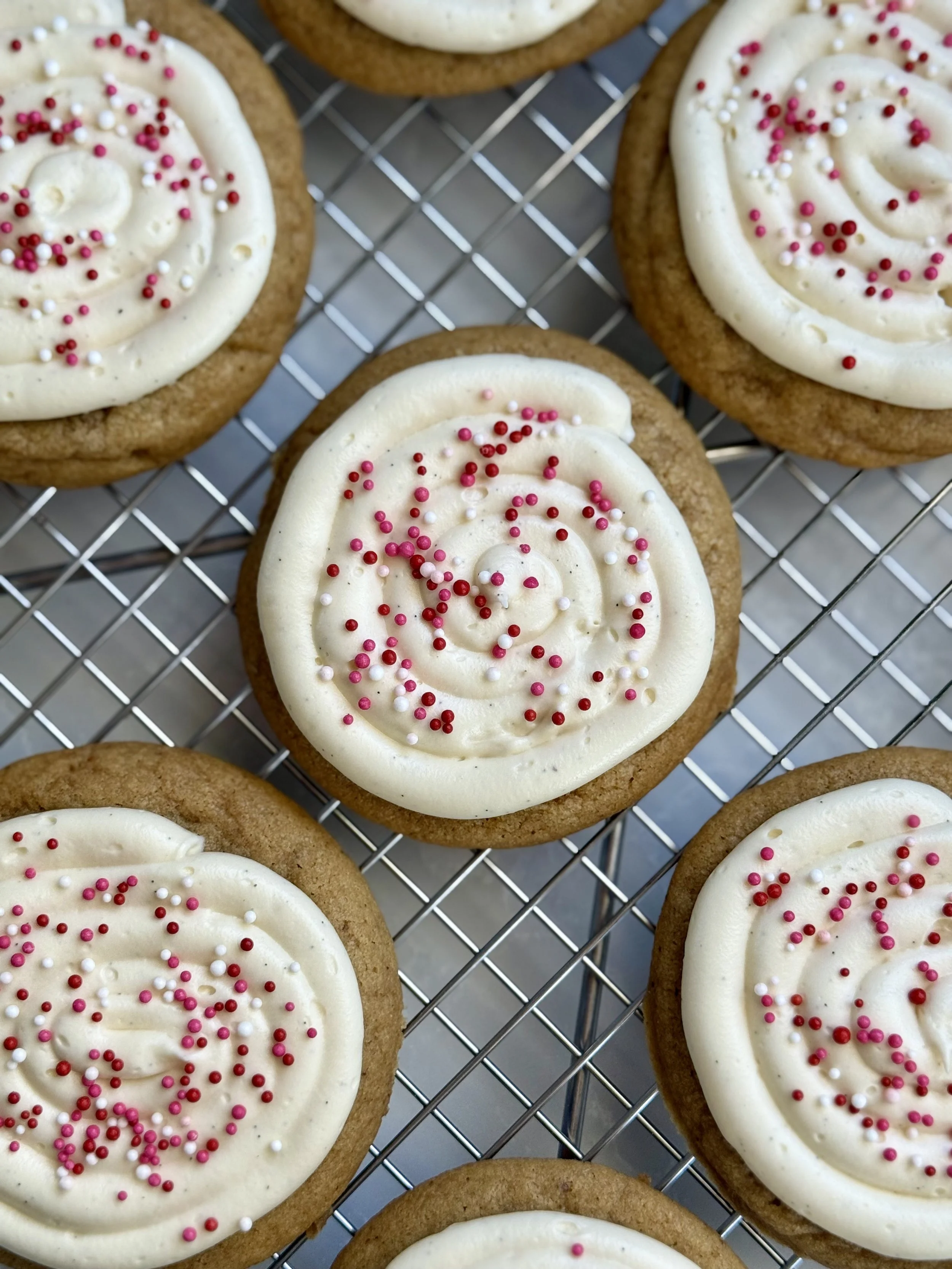 Brown Butter Cookies with Cream Cheese Frosting 