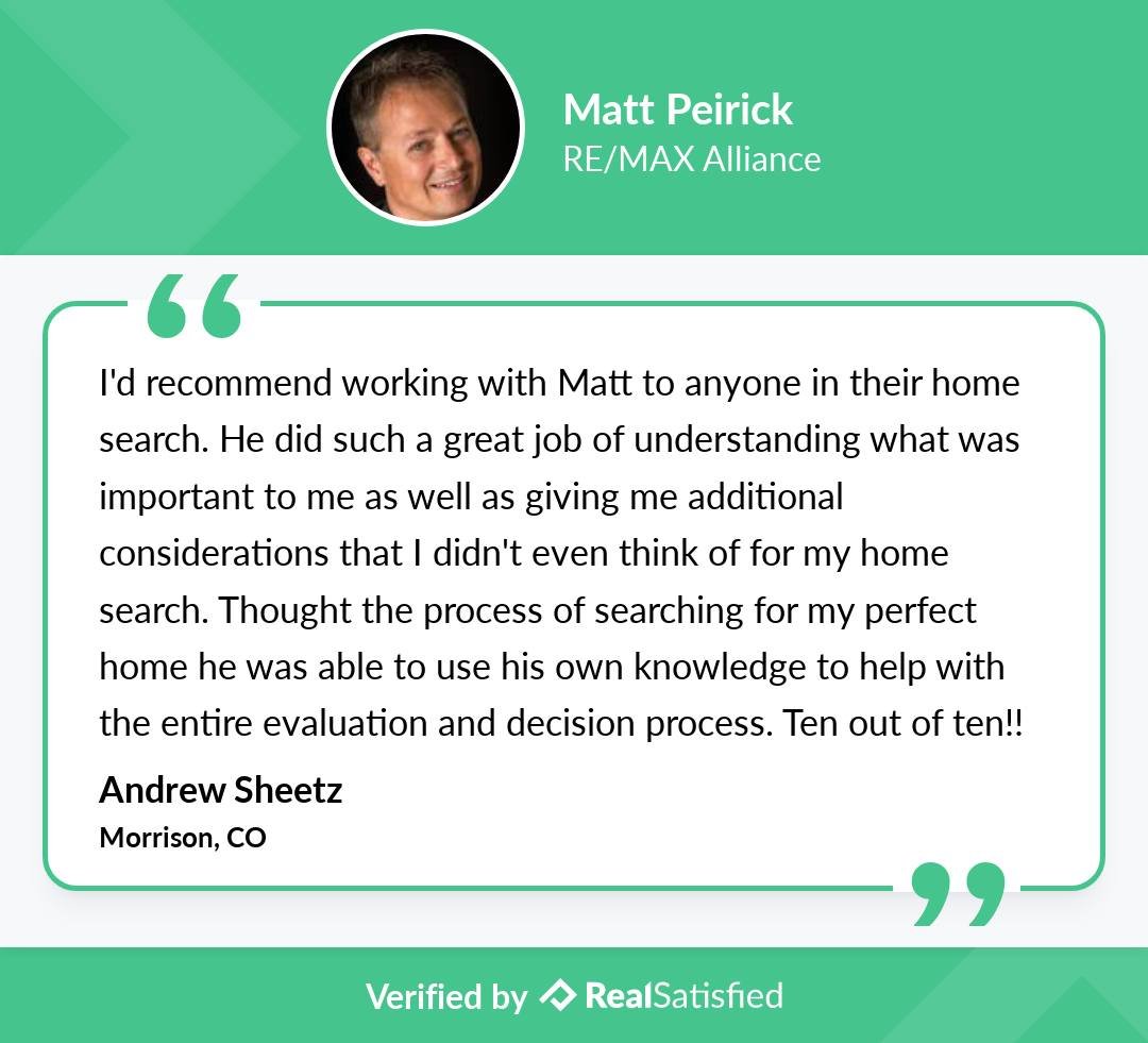 So, this recommendation has put me on cloud nine today.
See more: https://www.realsatisfied.com/Matthew-Peirick
#VerifiedByRealSatisfied