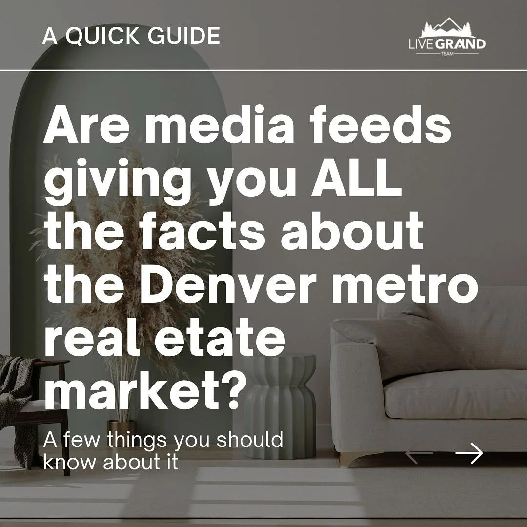 Are media feeds giving you ALL the facts about the Denver metro real estate market? Even though it is taking longer on average to sell a home in 2025, the average cost of a single family home continues to improve each year!
Contact us to help find