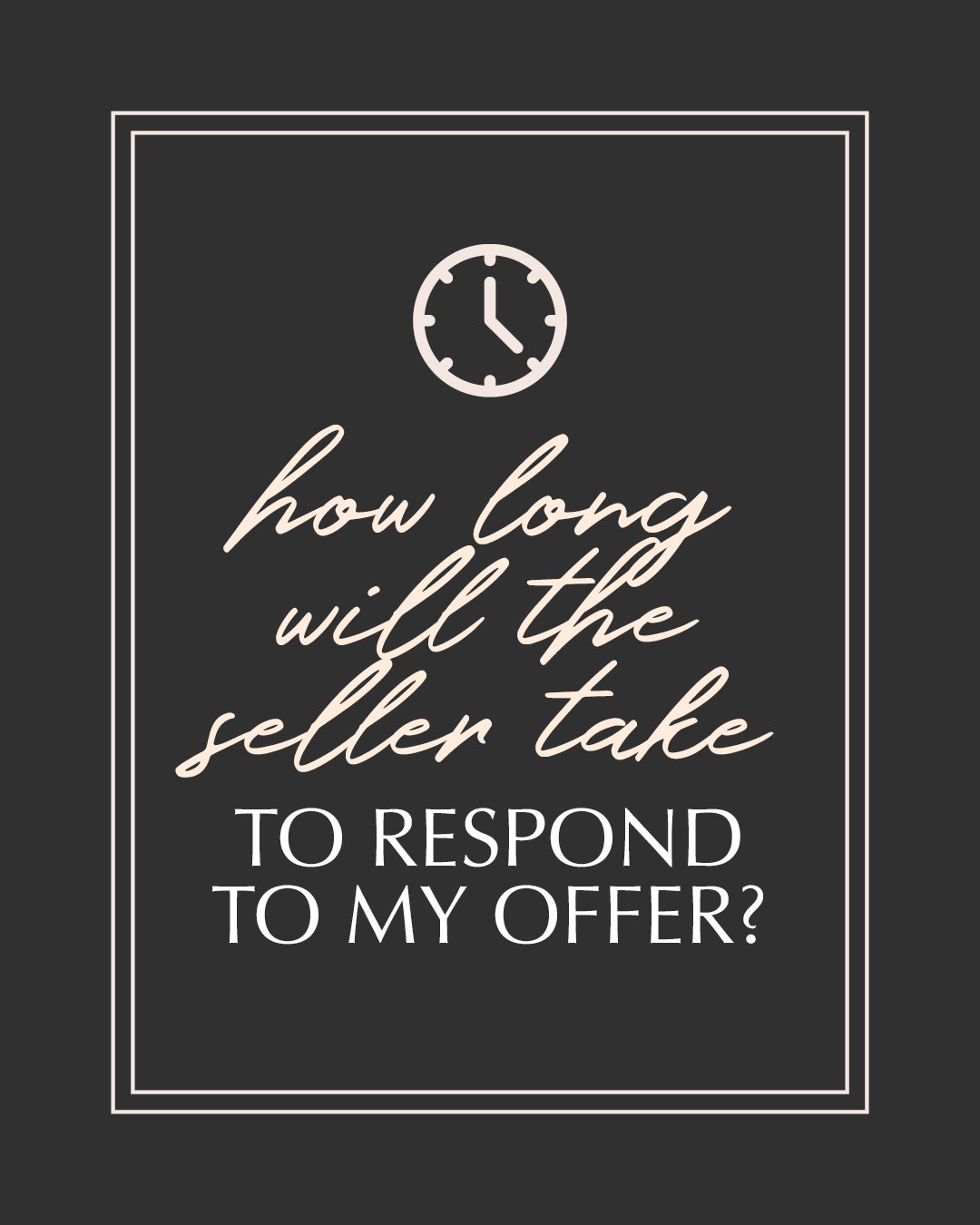 While there is no requirement dictating response time, the industry standard is typically within have twenty-four to forty-eight hours. Some may take longer, though, if they happen to be out of town or have received multiple offers to go over, for in