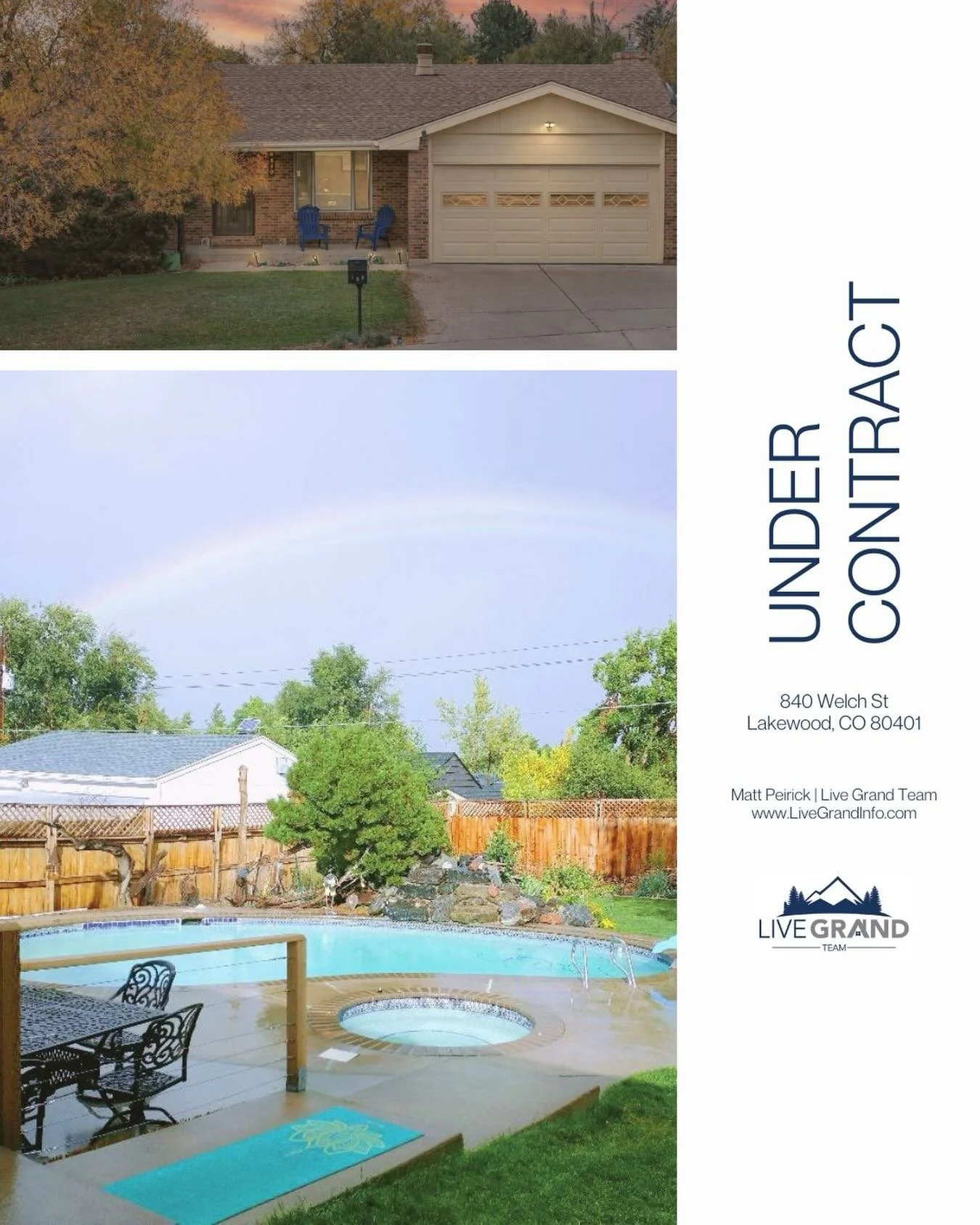 Under Contract! 

Matt Peirick | Live Grand Team
LiveGrandInfo.com