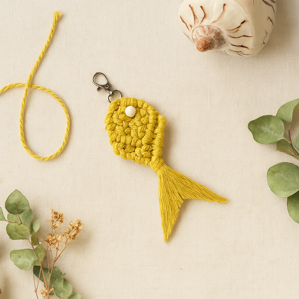 mustard-yellow-macrame-fish-keychain-samra-knots.jpg.png