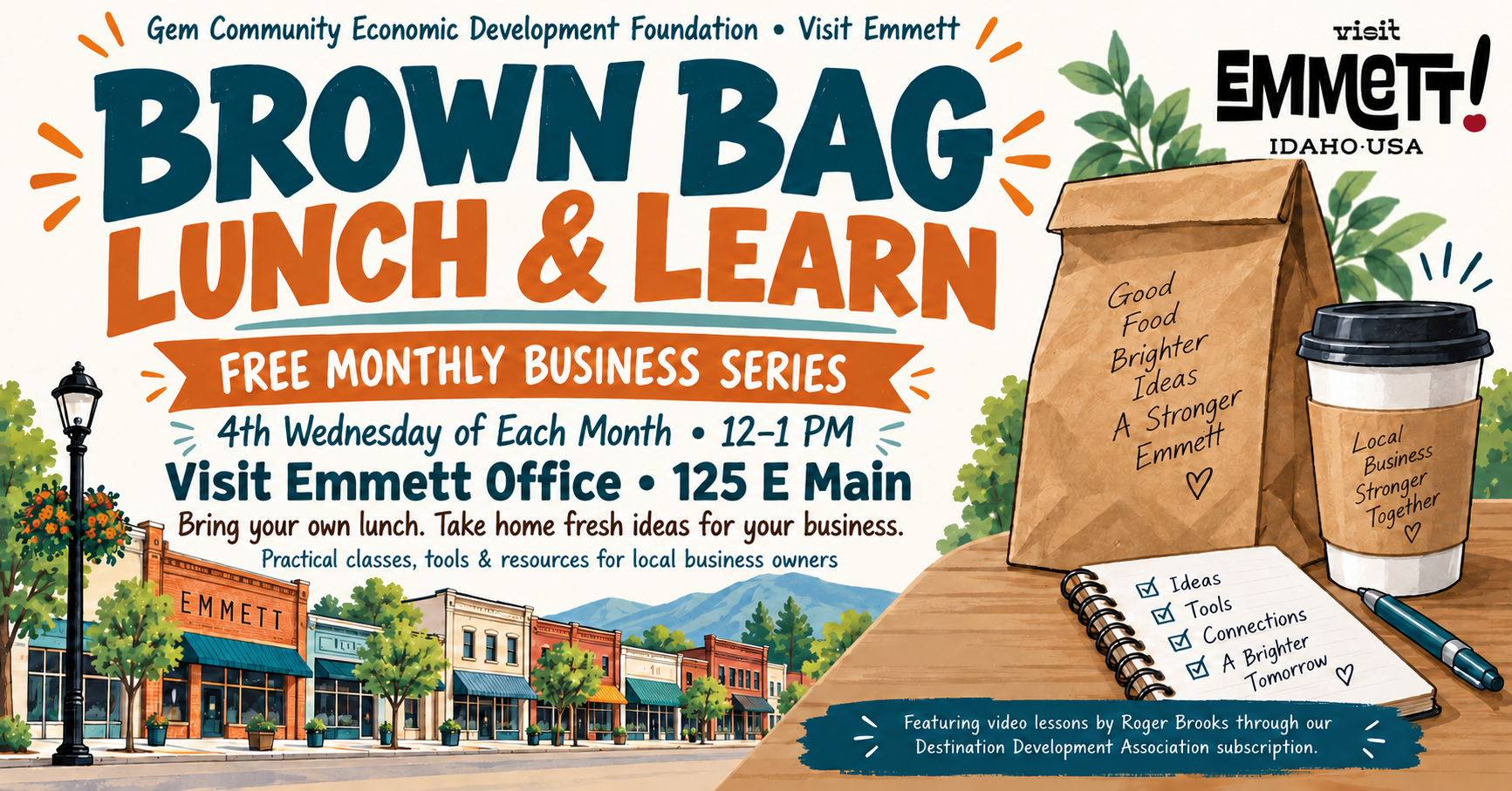 🥪 October Brown Bag Lunch & Learn: Increase Your Retail Sales Without Breaking the Bank