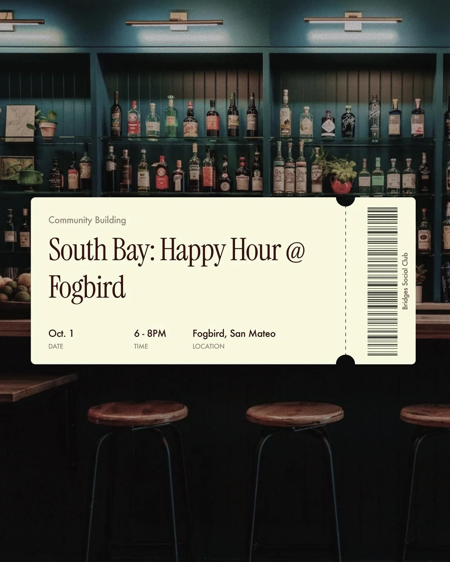 🍸 Peninsula Happy Hour is here!

We&rsquo;re heading to Fogbird in San Mateo for an evening of connection, conversation, and community.

Whether you&rsquo;re looking to meet new faces, spark ideas, or simply unwind after work with a great cocktail i