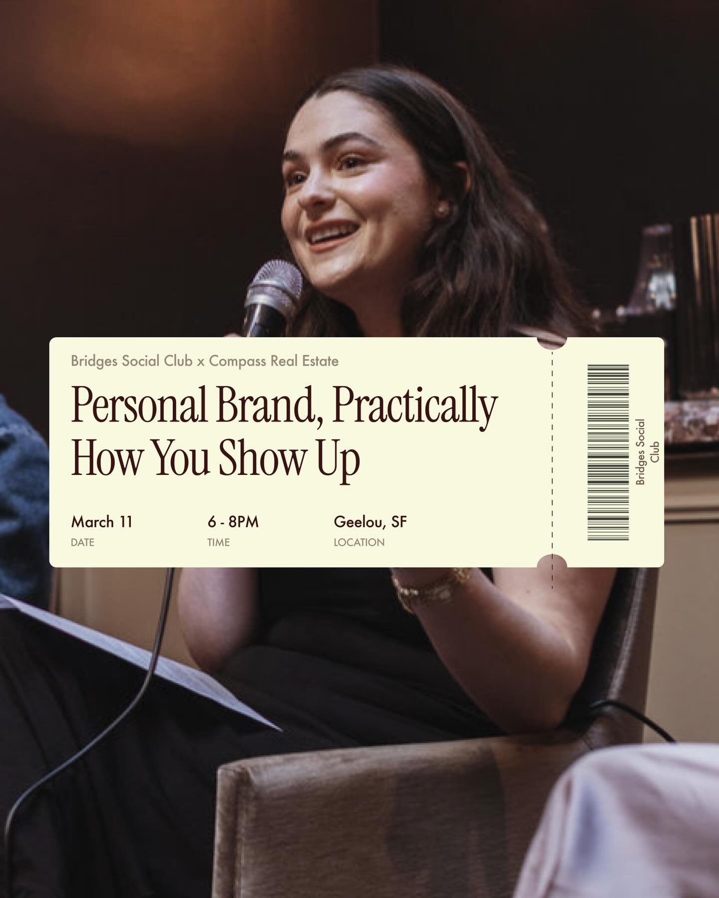 Reminder: tomorrow night we&rsquo;re talking about personal branding &mdash; online and in real life.

How do you shape the way people experience you?
How do opportunities start finding you instead of the other way around?

We&rsquo;re diving into al