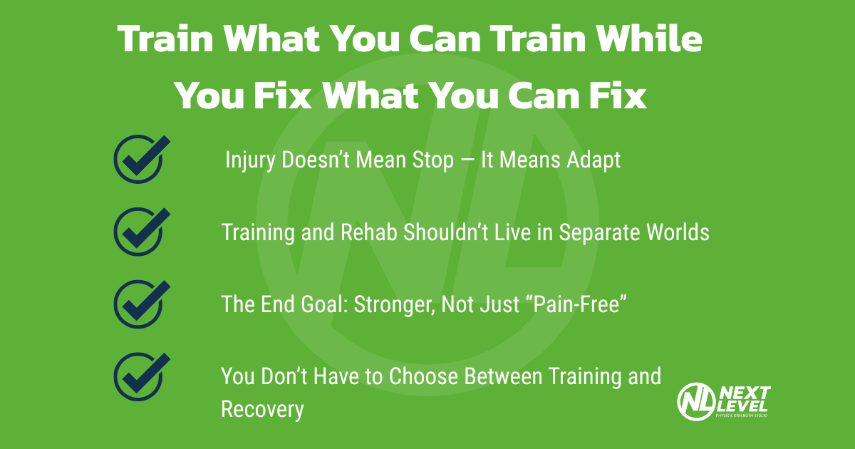How to Keep Training While Recovering From Injury